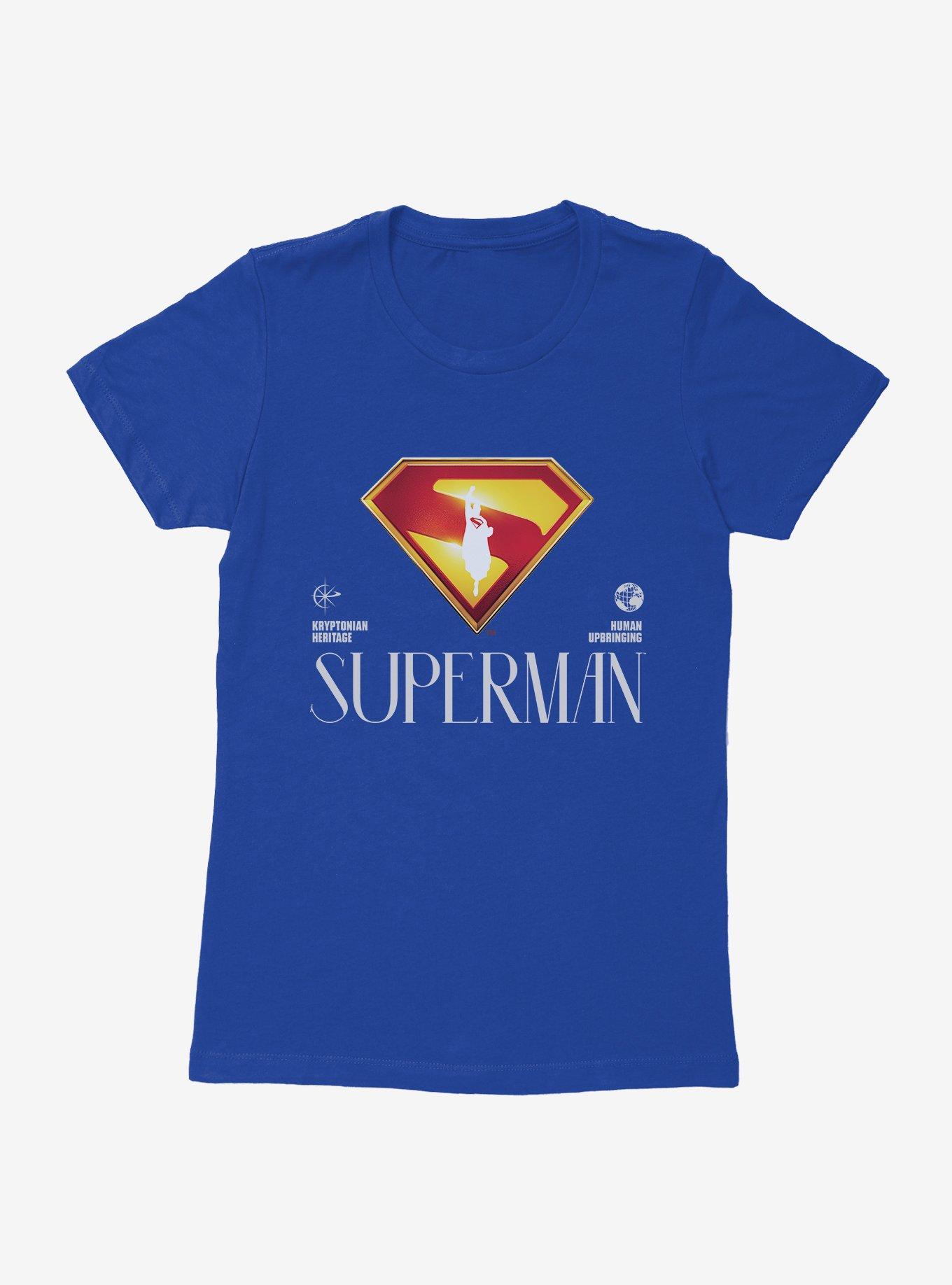 DC Comics Superman Human Upbringing Womens T-Shirt