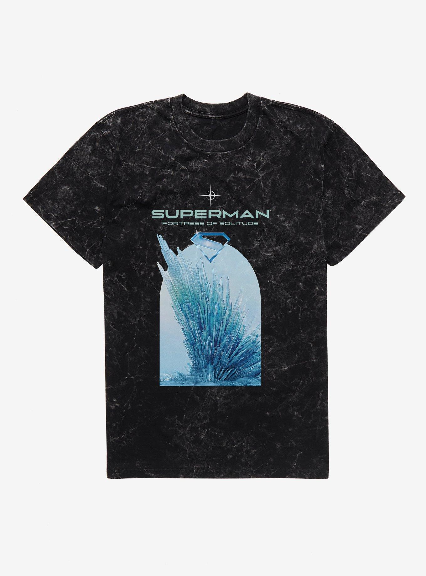 DC Comics Superman Fortress Of Solitude Mineral Wash T-Shirt, , hi-res