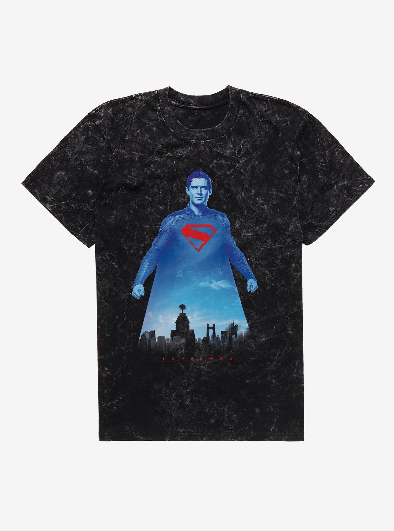 DC Comics Superman Protector Of Metropolis Mineral Wash T-Shirt, , hi-res