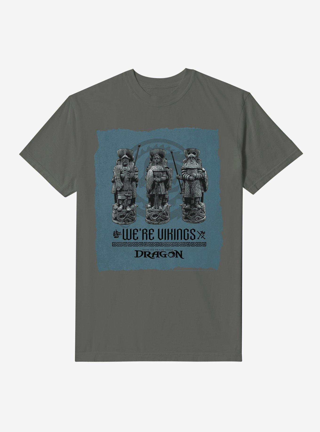 How To Train Your Dragon We Are Vikings Garment-Dyed T-Shirt, PEPPER, hi-res