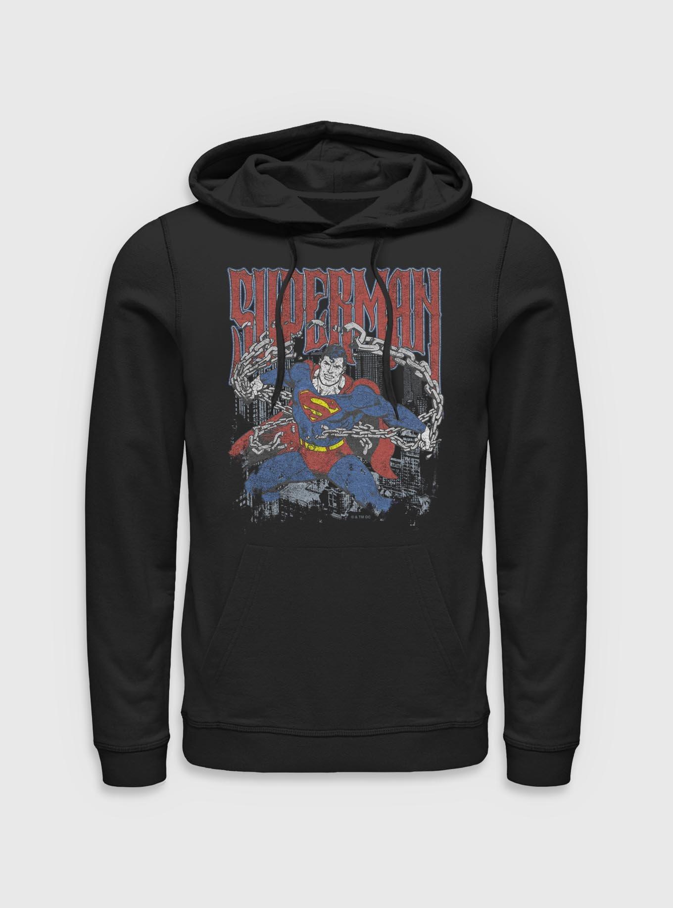 DC Comics Superman Unchained Hoodie BoxLunch Exclusive, , hi-res