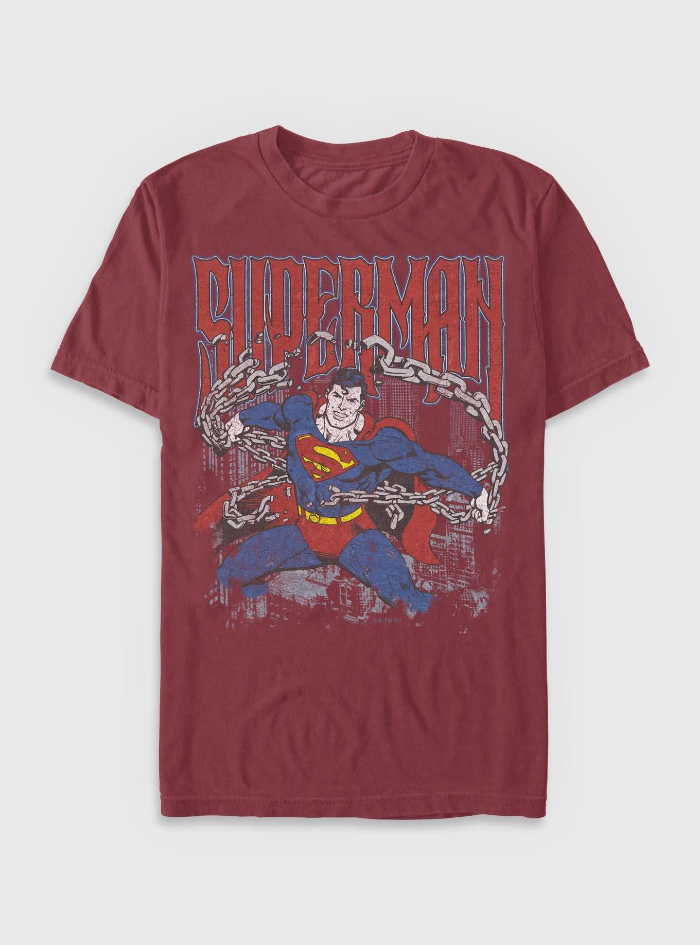 DC Comics Superman Unchained Garment Dye T-Shirt BoxLunch Exclusive, , hi-res