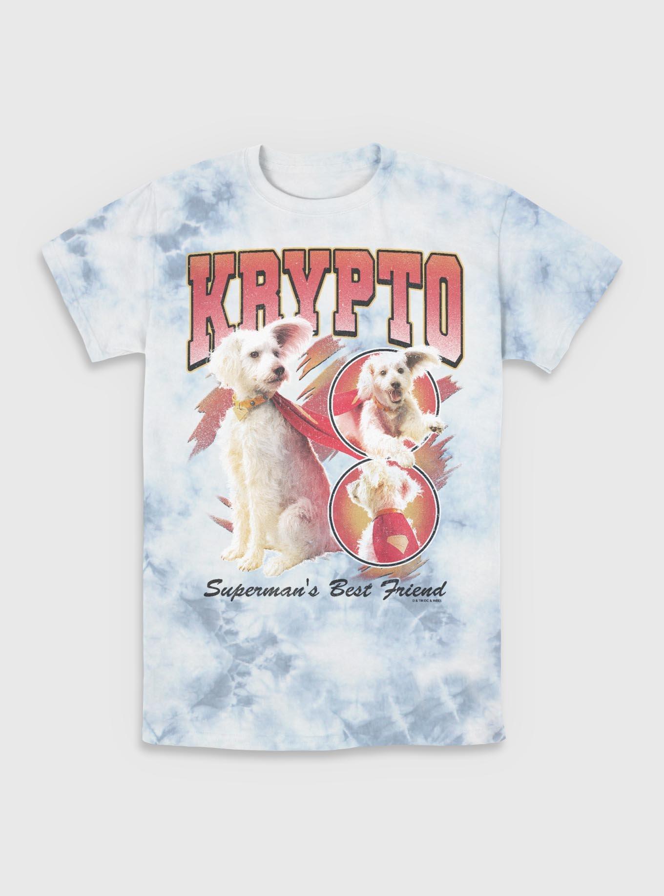 DC Comics Superman Krypto Superman's Best Friend Tie-Dye T-Shirt BoxLunch Exclusive, , hi-res