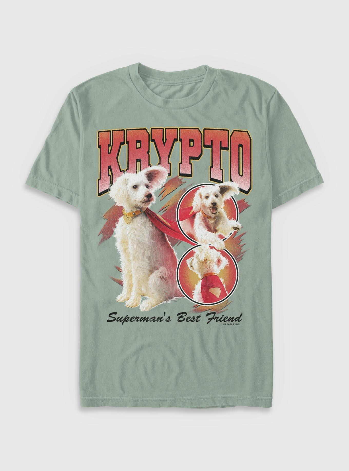 DC Comics Superman Krypto Superman's Best Friend Garment Dye T-Shirt BoxLunch Exclusive, , hi-res