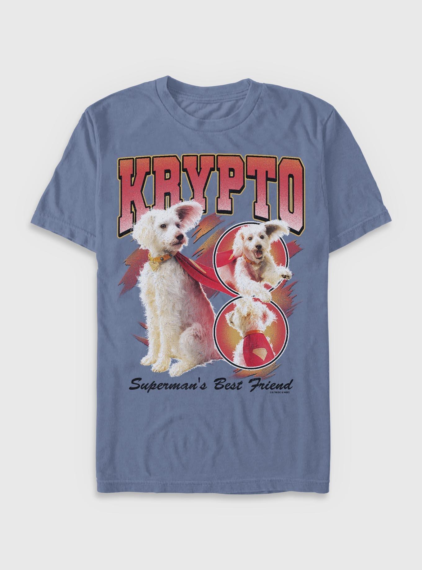DC Comics Superman Krypto Superman's Best Friend Garment Dye T-Shirt BoxLunch Exclusive, , hi-res