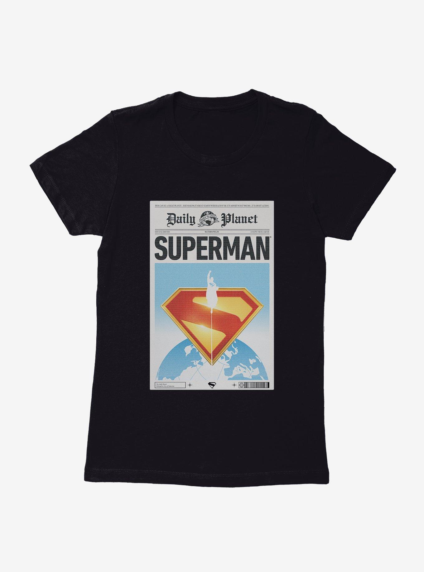 DC Comics Superman Daily Planet Front Page Womens T-Shirt, , hi-res