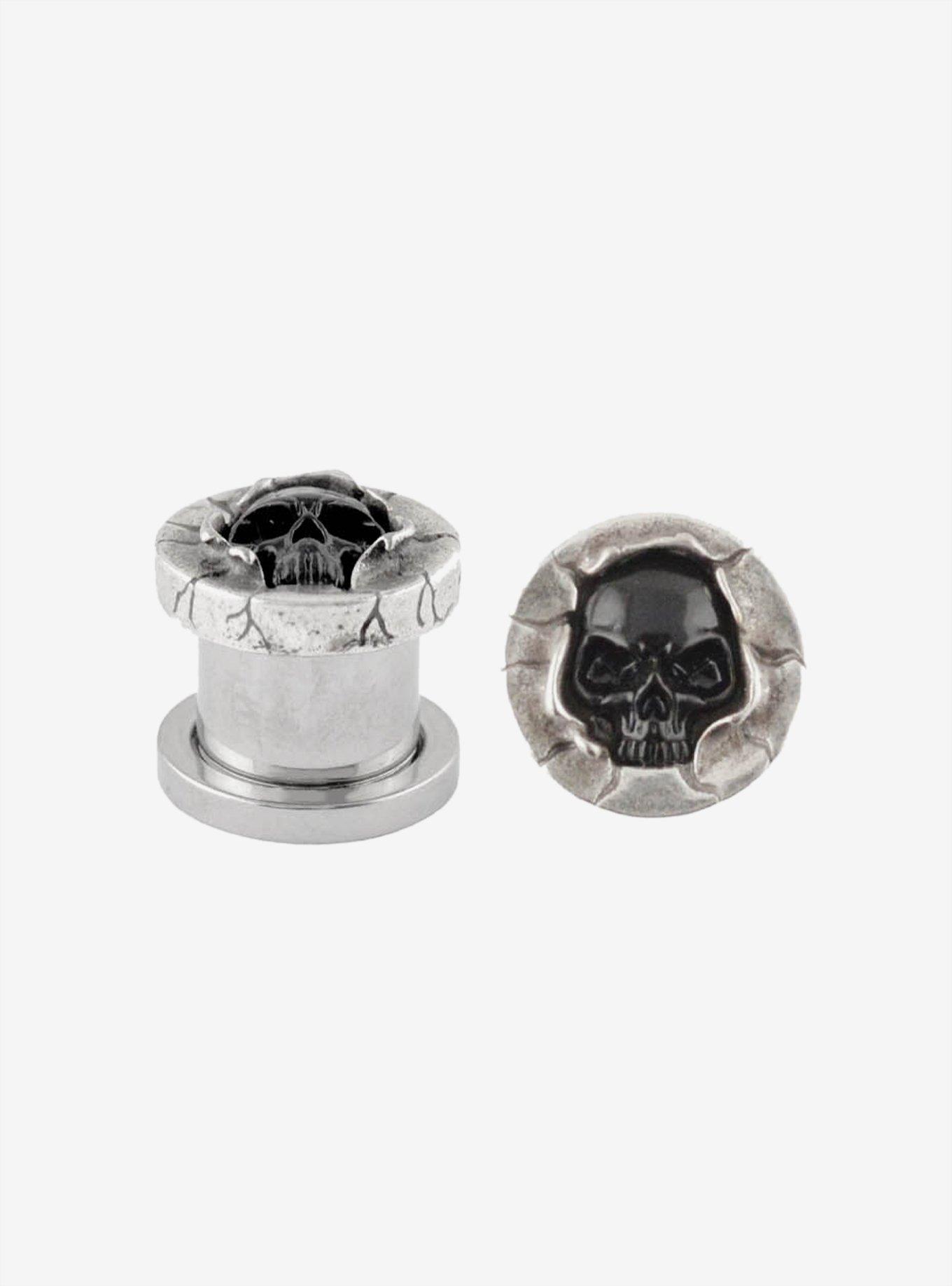 Steel Skull Plug 2 Pack, , hi-res