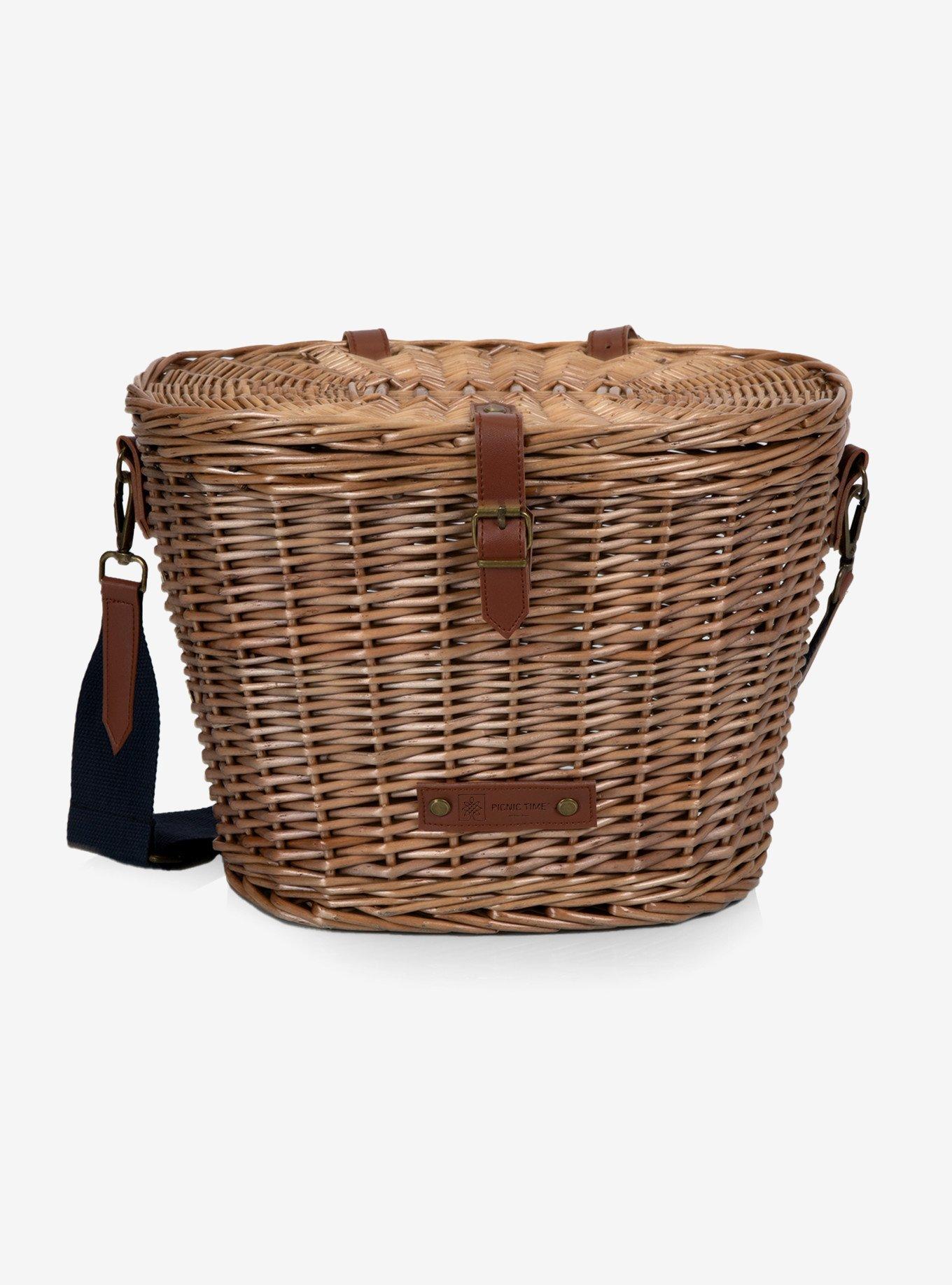 Cambridge Natural Wicker Bicycle Basket, , hi-res