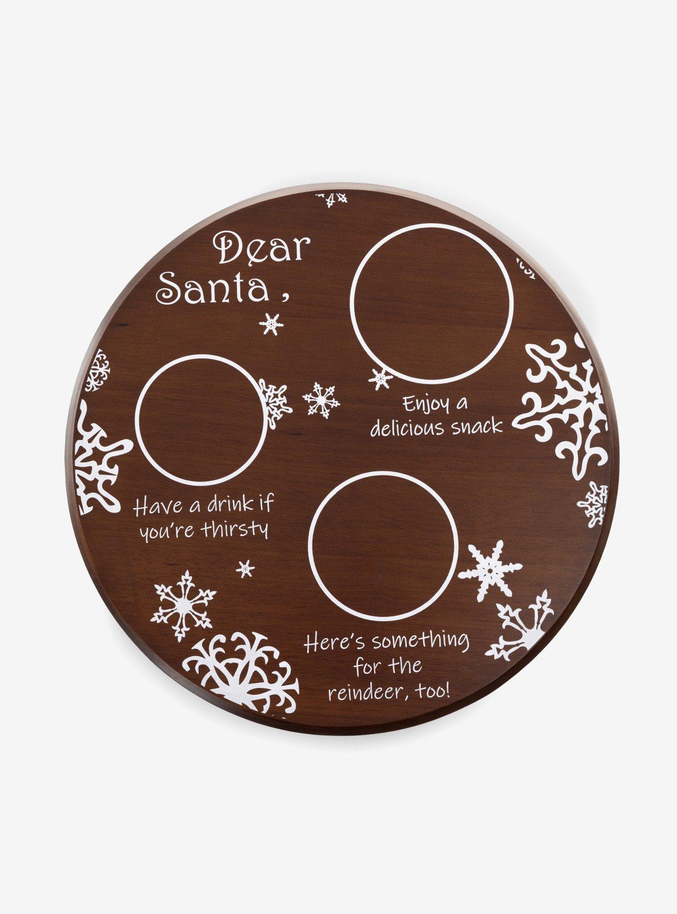 Dear Santa Milk & Cookies Serving Tray, , hi-res