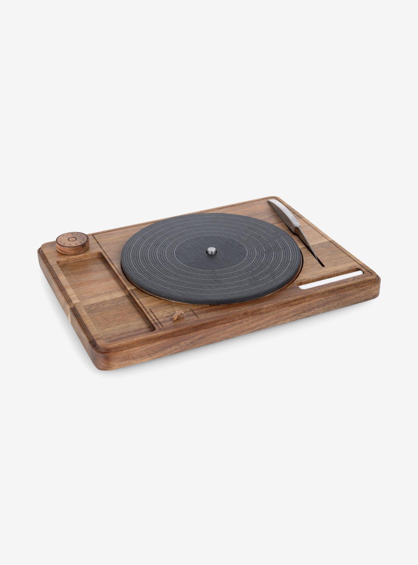 Turntable Acacia and Slate Cheese Board With Knife, , hi-res
