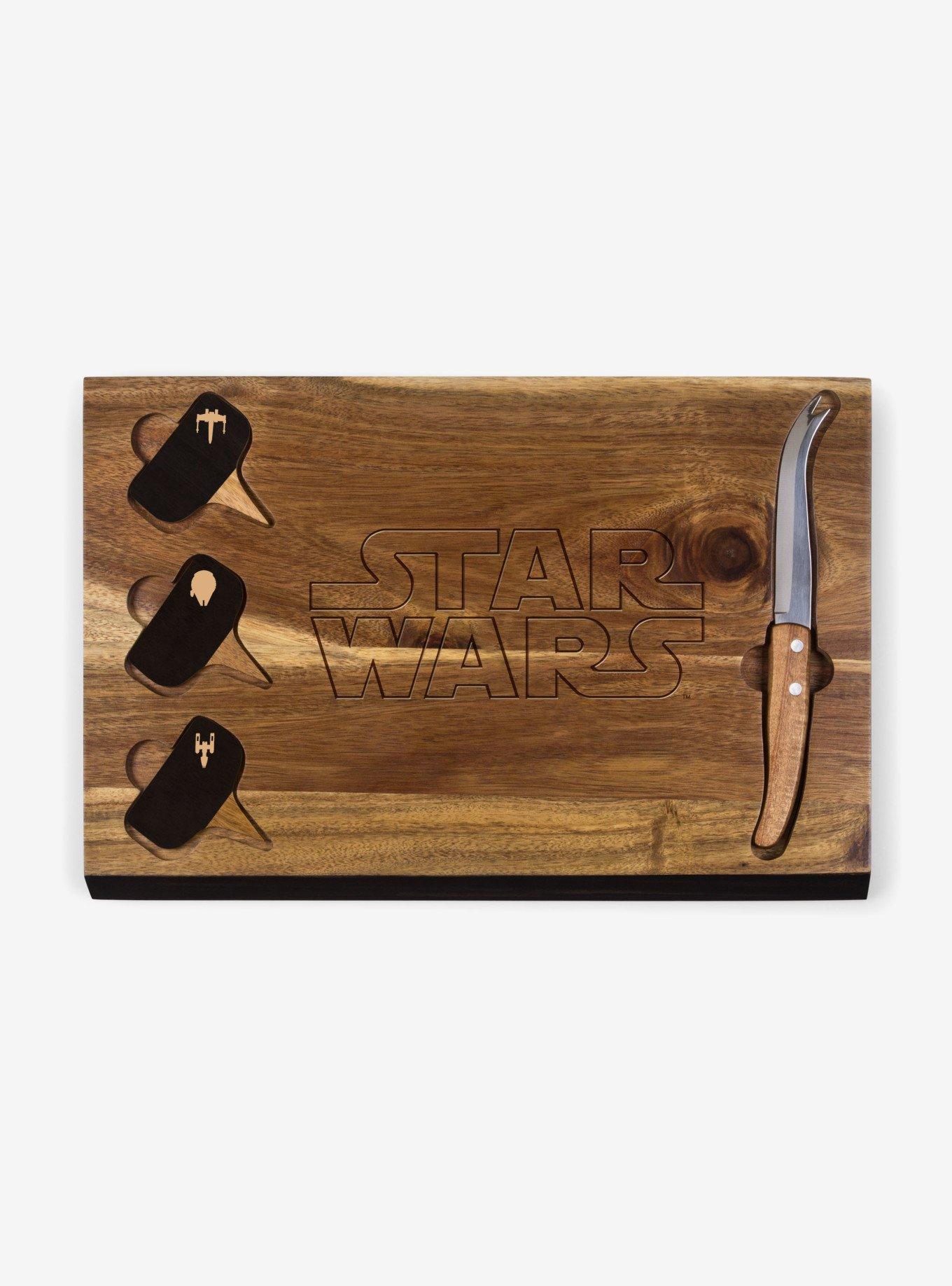 Star Wars Delio Acacia Cheese Cutting Board & Tools Set, , hi-res