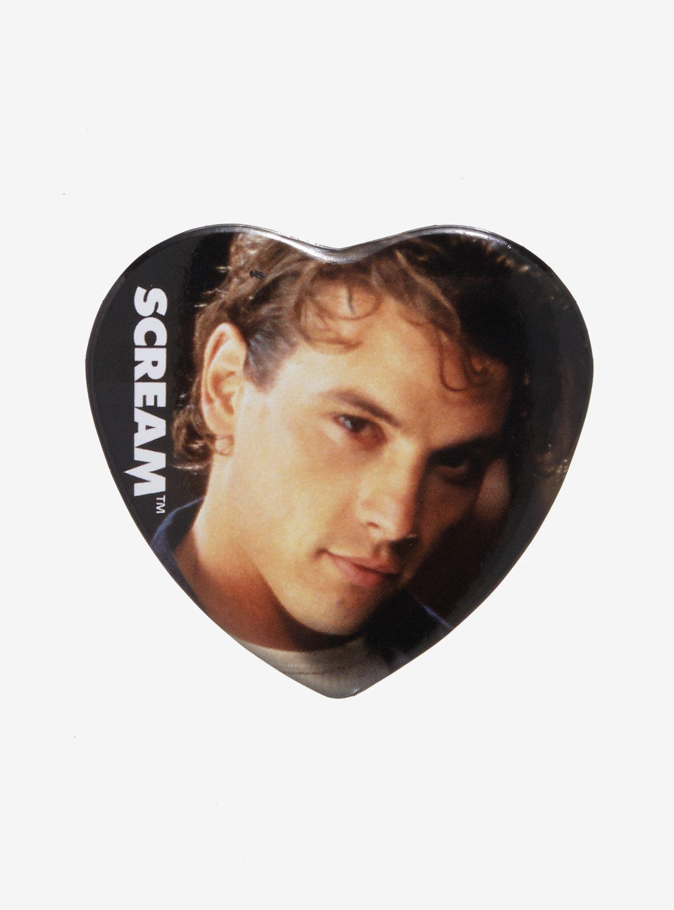 Scream Billy Loomis Heart Button Pin, , hi-res