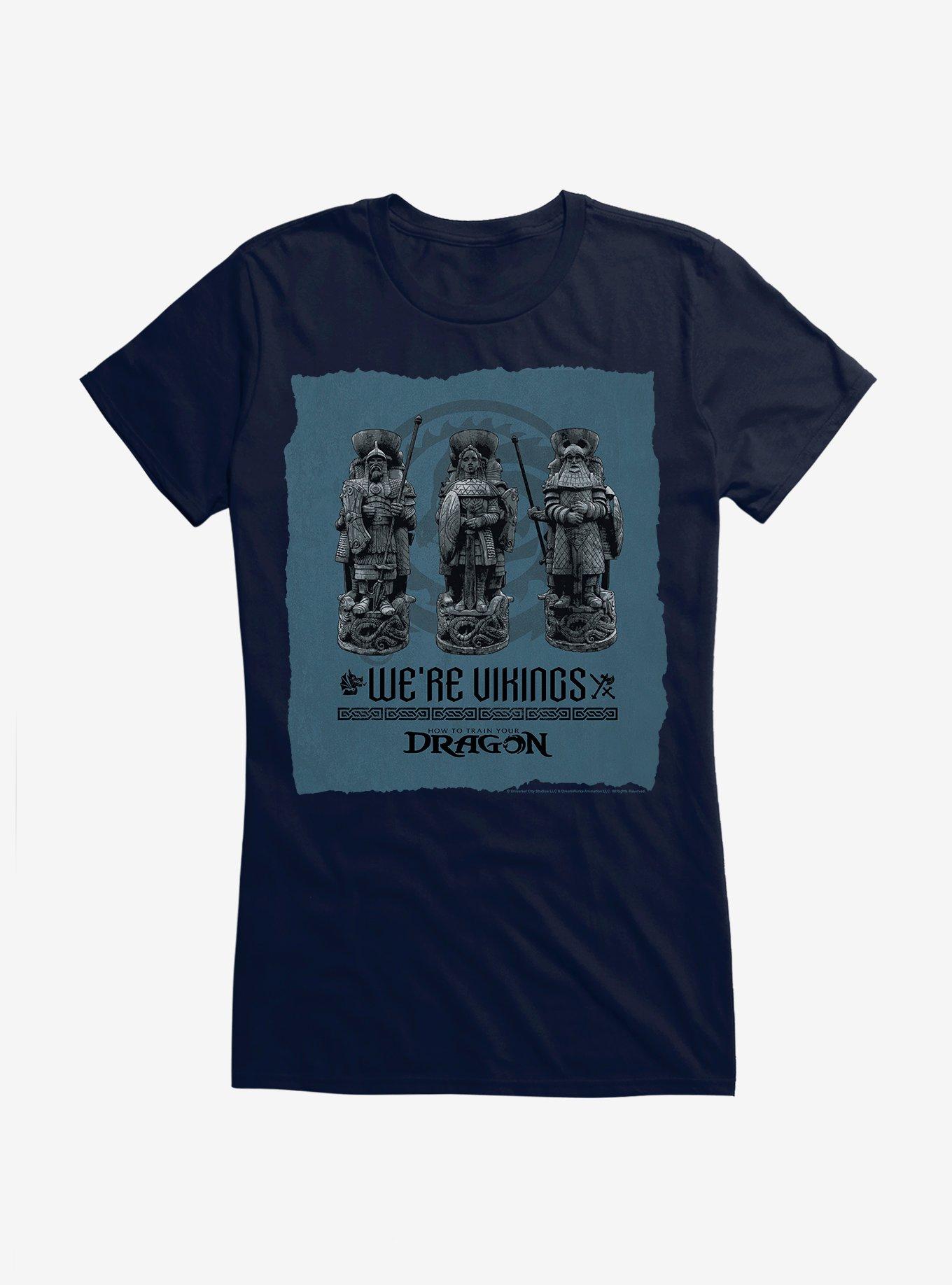 How To Train Your Dragon We Are Vikings Girls T-Shirt
