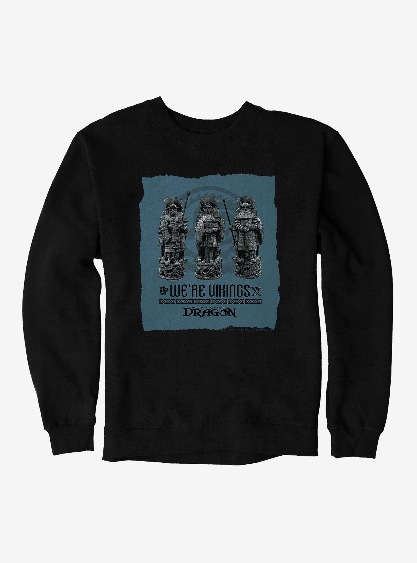 How To Trai Your Dragon We Are Vikings Sweatshirt, , hi-res