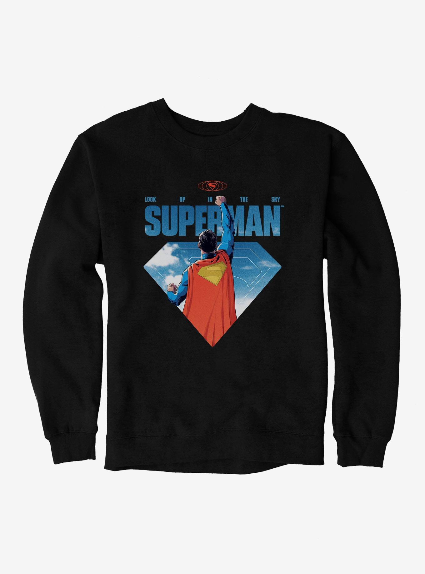 DC Comics Superman Look Up Animation Sweatshirt, , hi-res