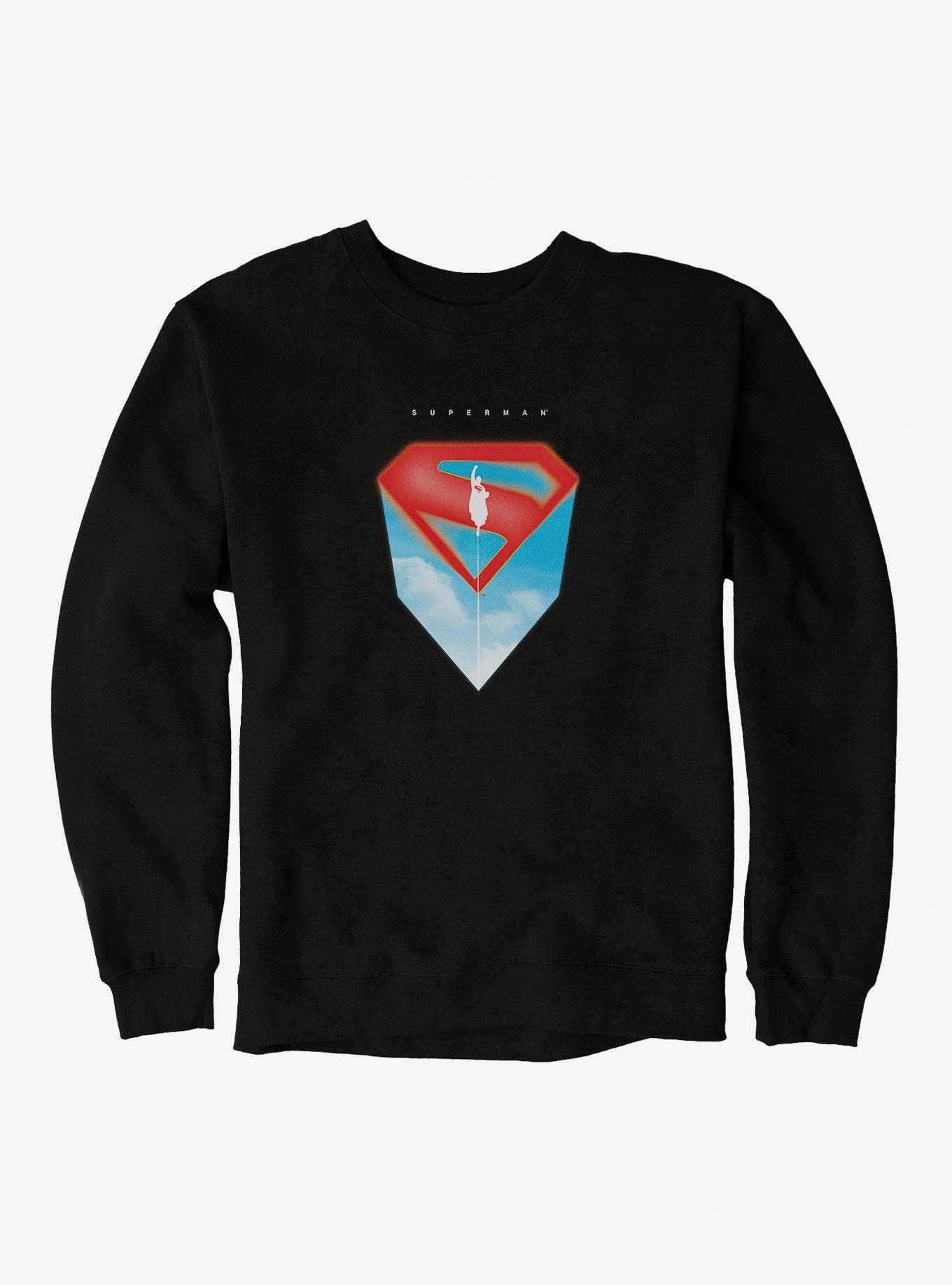 DC Comics Superman Flying Silhouette Sweatshirt, , hi-res