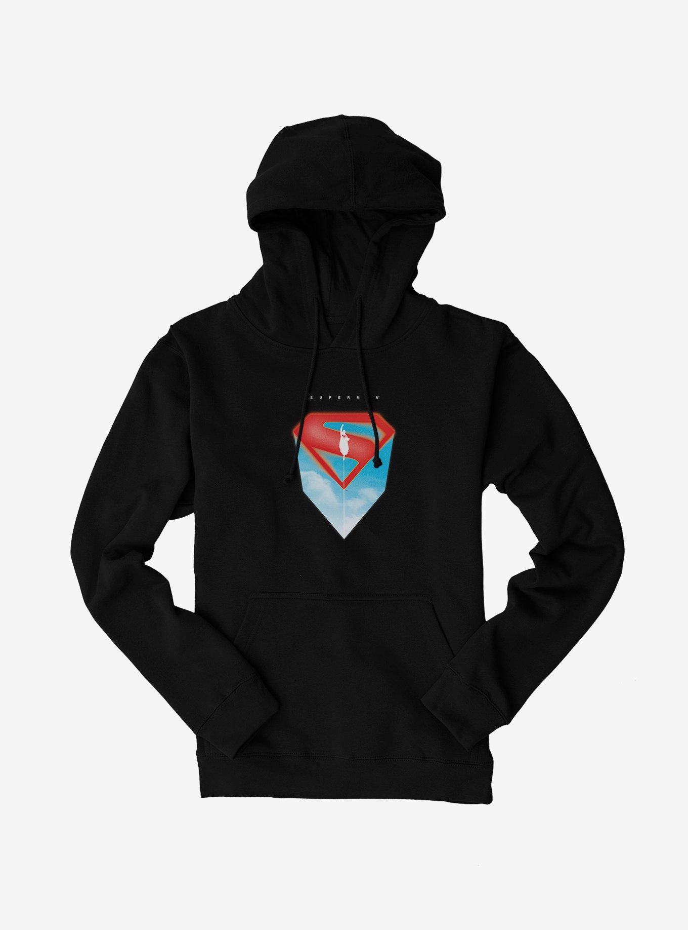 DC Comics Superman Flying Silhouette Hoodie, , hi-res