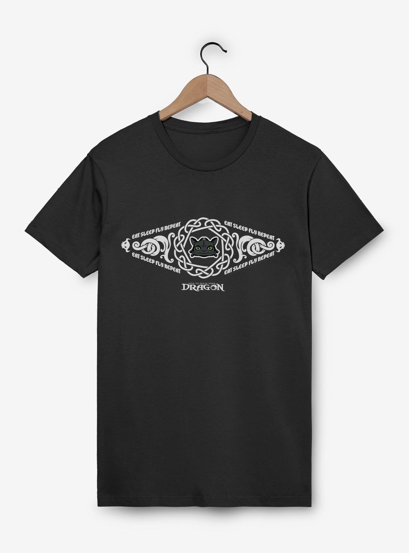 How To Train Your Dragon Eat Sleep Fly Repeat T-Shirt, , hi-res