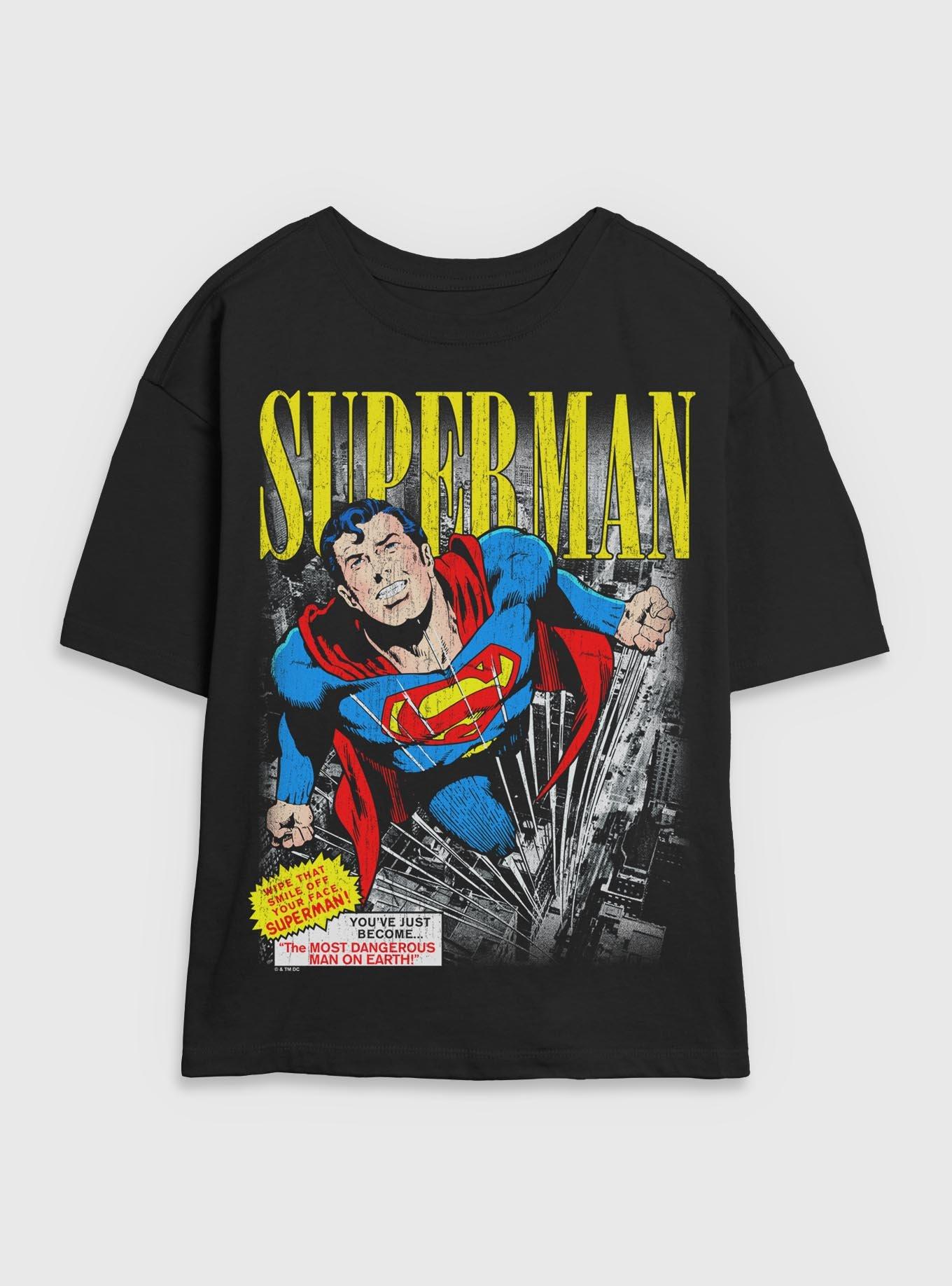 DC Comics Superman Vintage Girls Skimmer T-Shirt Her Universe Exclusive, , hi-res