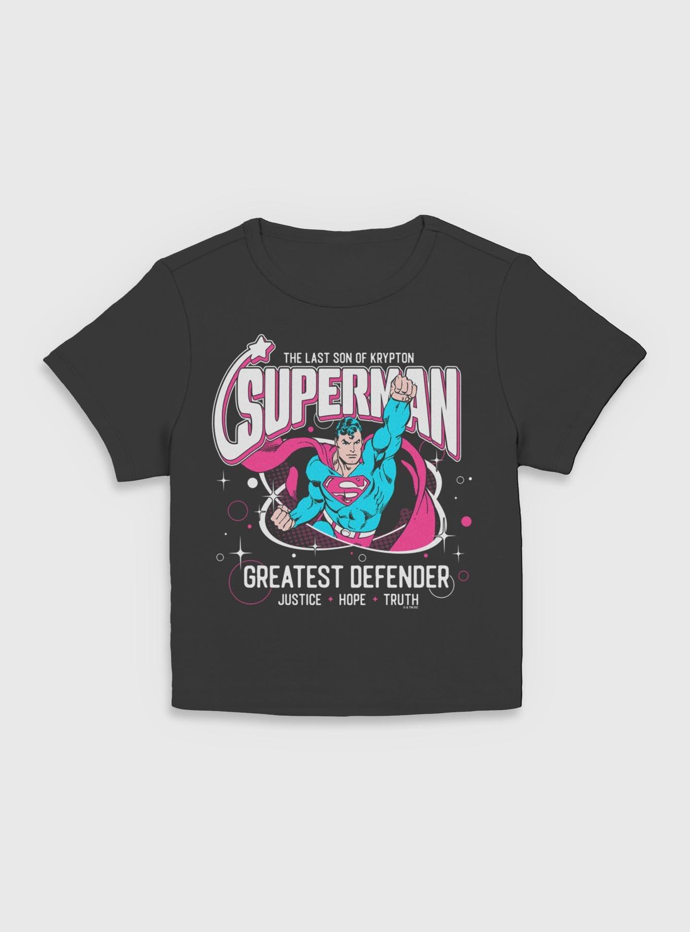 DC Comics Superman Greatest Defender Girls Baby T-Shirt Her Universe Exclusive, , hi-res