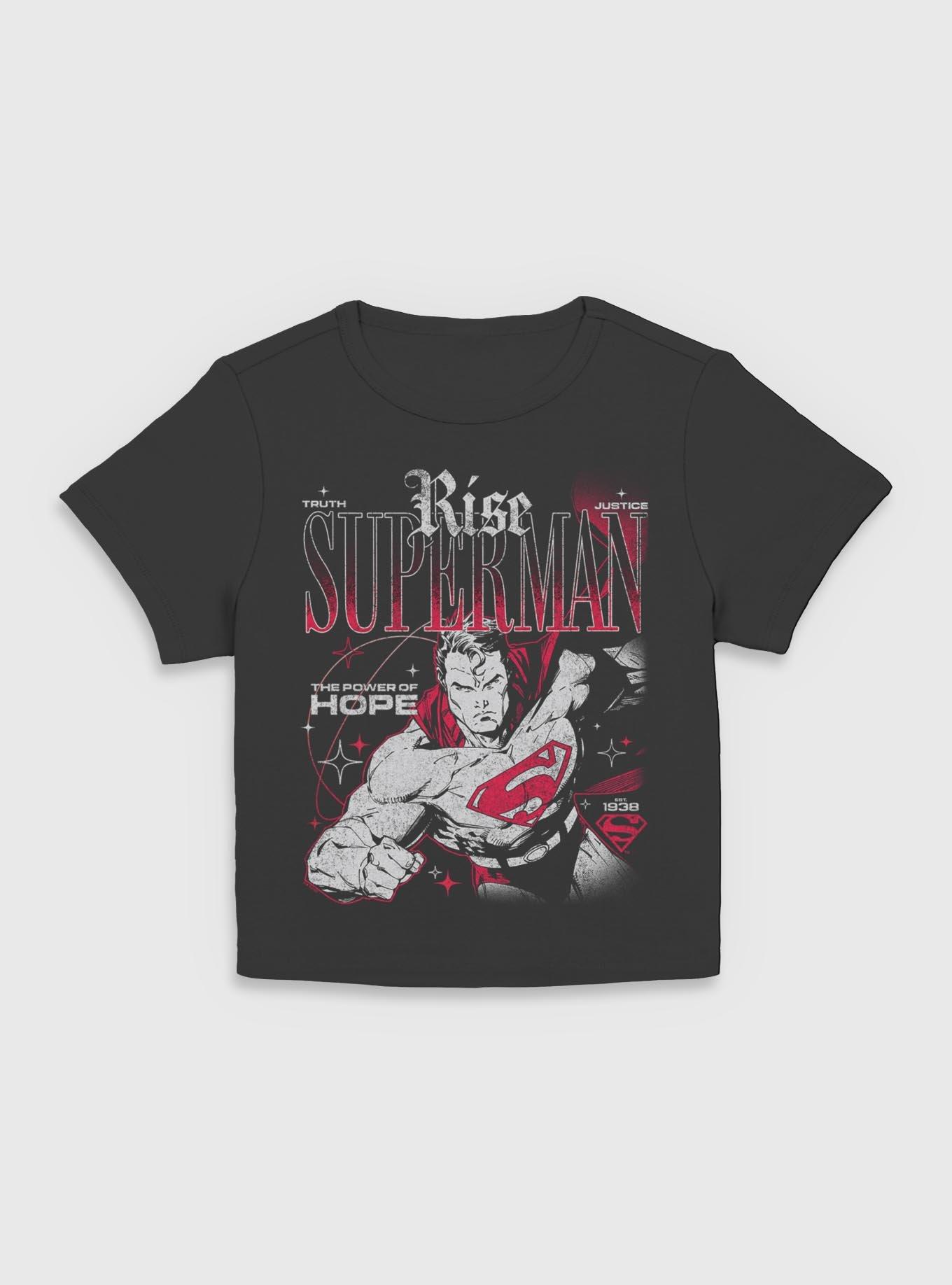 DC Comics Superman Rise Truth Justice Hope Girls Baby T-Shirt Her Universe Exclusive, , hi-res