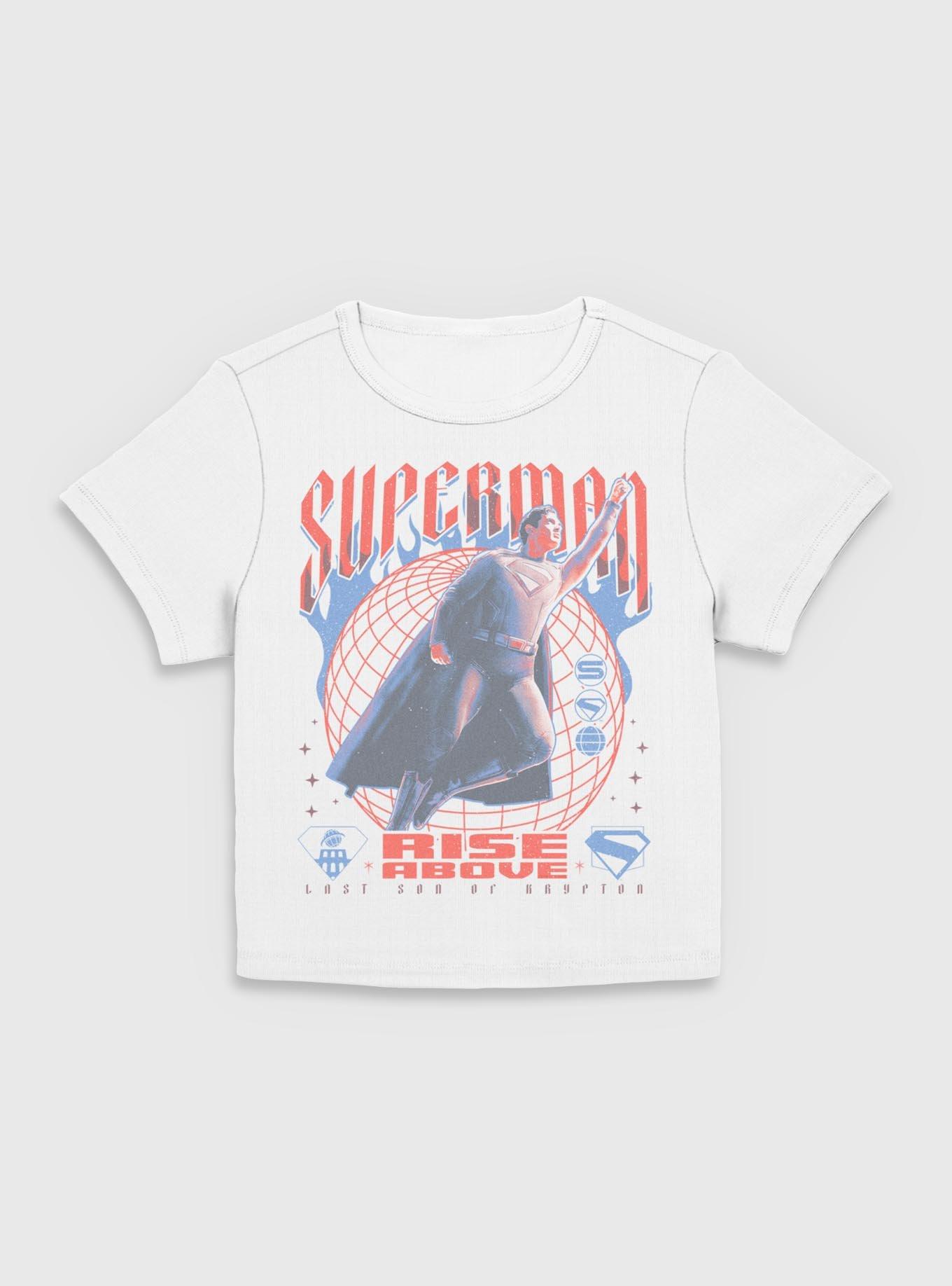 DC Comics Superman Rise Above Girls Baby T-Shirt Her Universe Web Exclusive, EGRET, hi-res