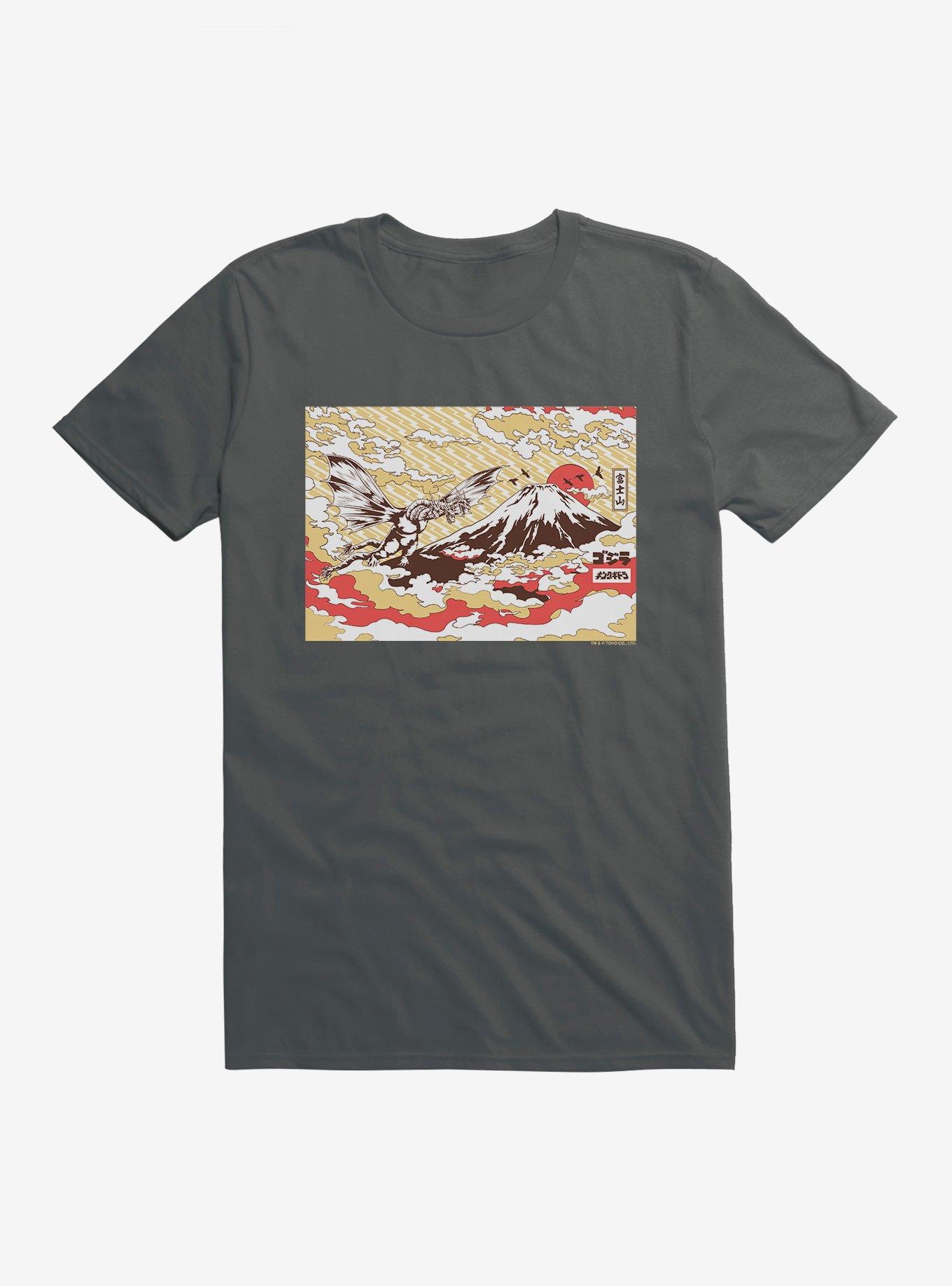 Godzilla King Ghidorah Over Japan T-Shirt, , hi-res
