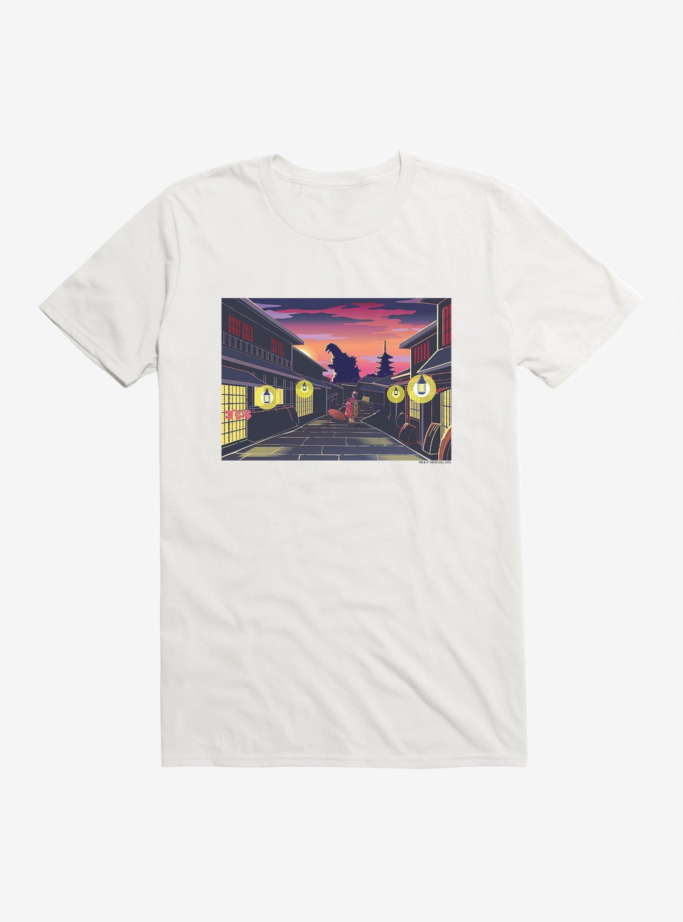 Godzilla Kabuki Sunset T-Shirt, , hi-res