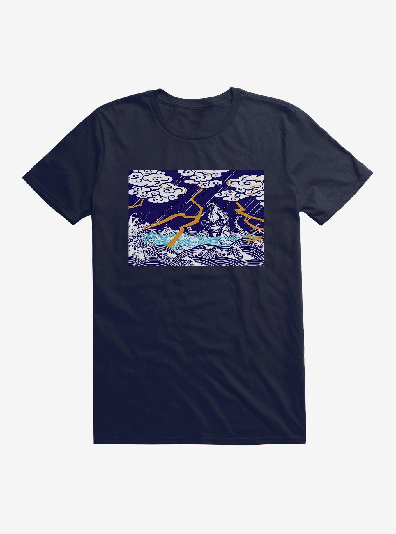 Godzilla Thunder And Lightning T-Shirt, , hi-res