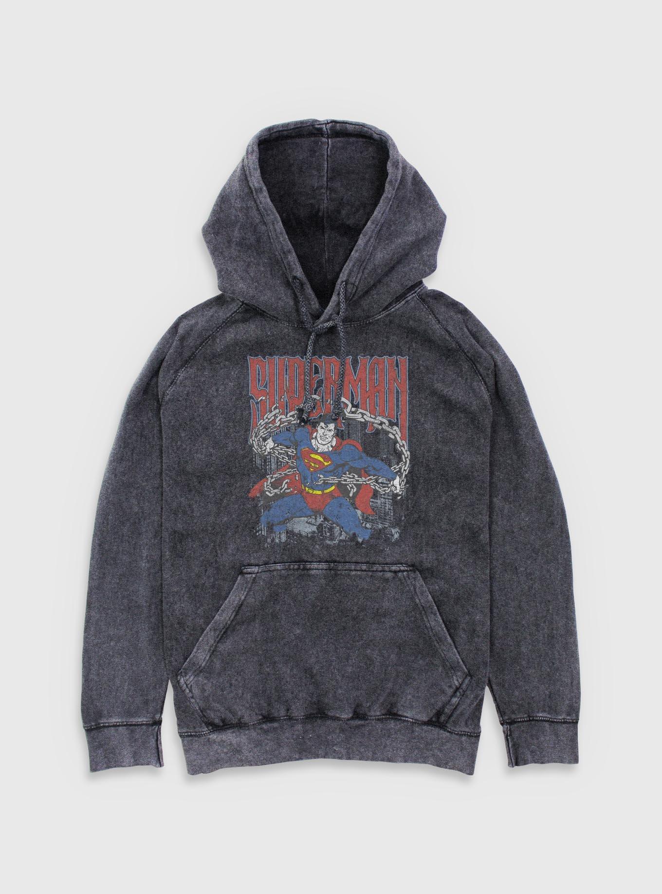 DC Comics Superman Unchained Mineral Wash Hoodie Her Universe Web Exclusive, , hi-res