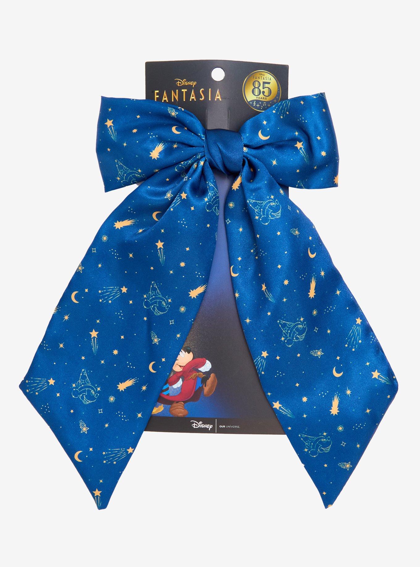 Disney Fantasia 85th Anniversary Starry Sky Hair Bow — BoxLunch Exclusive, , hi-res