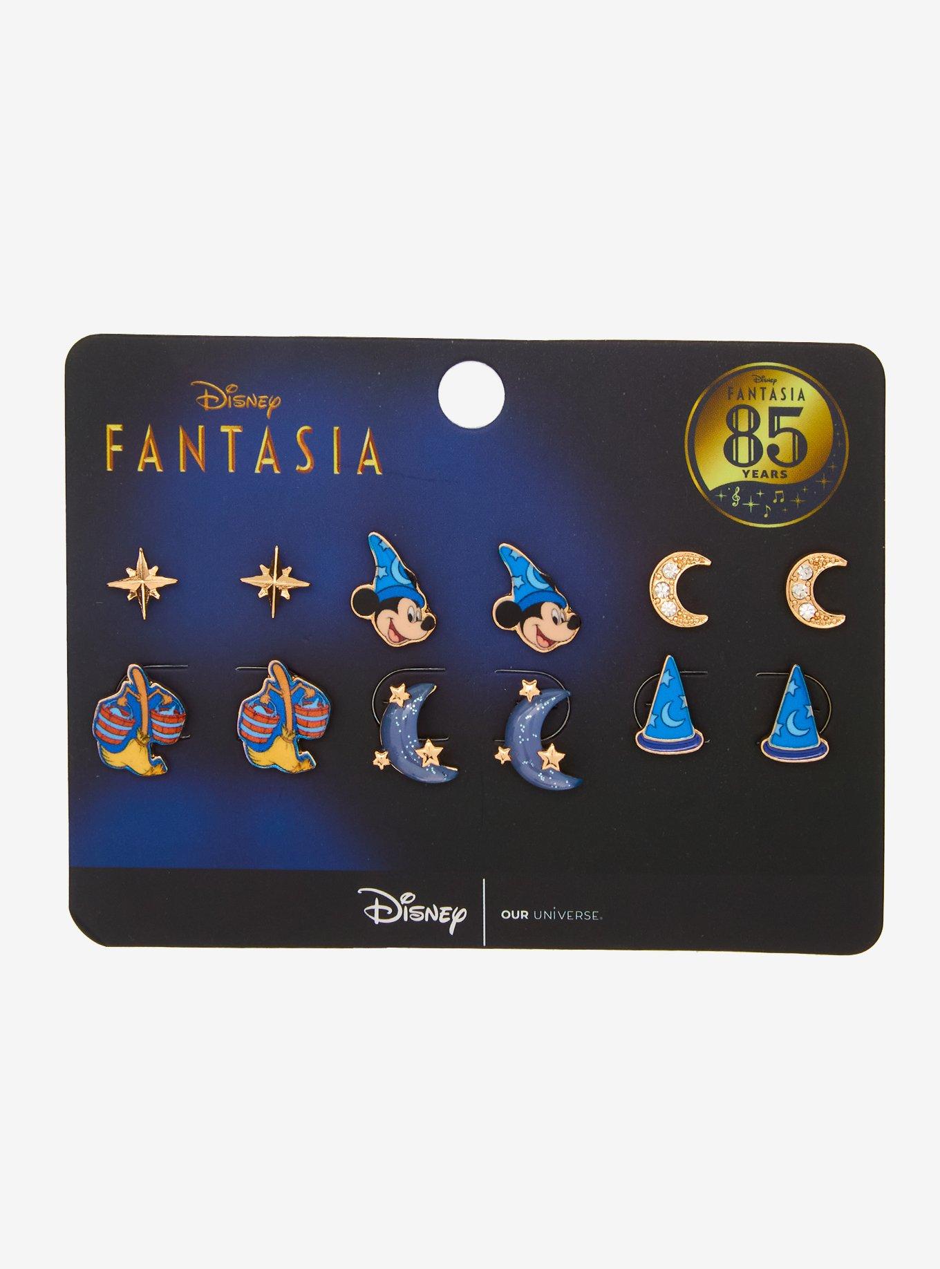 Disney Fantasia 85th Anniversary Icons Earring Set BoxLunch Exclusive 15$