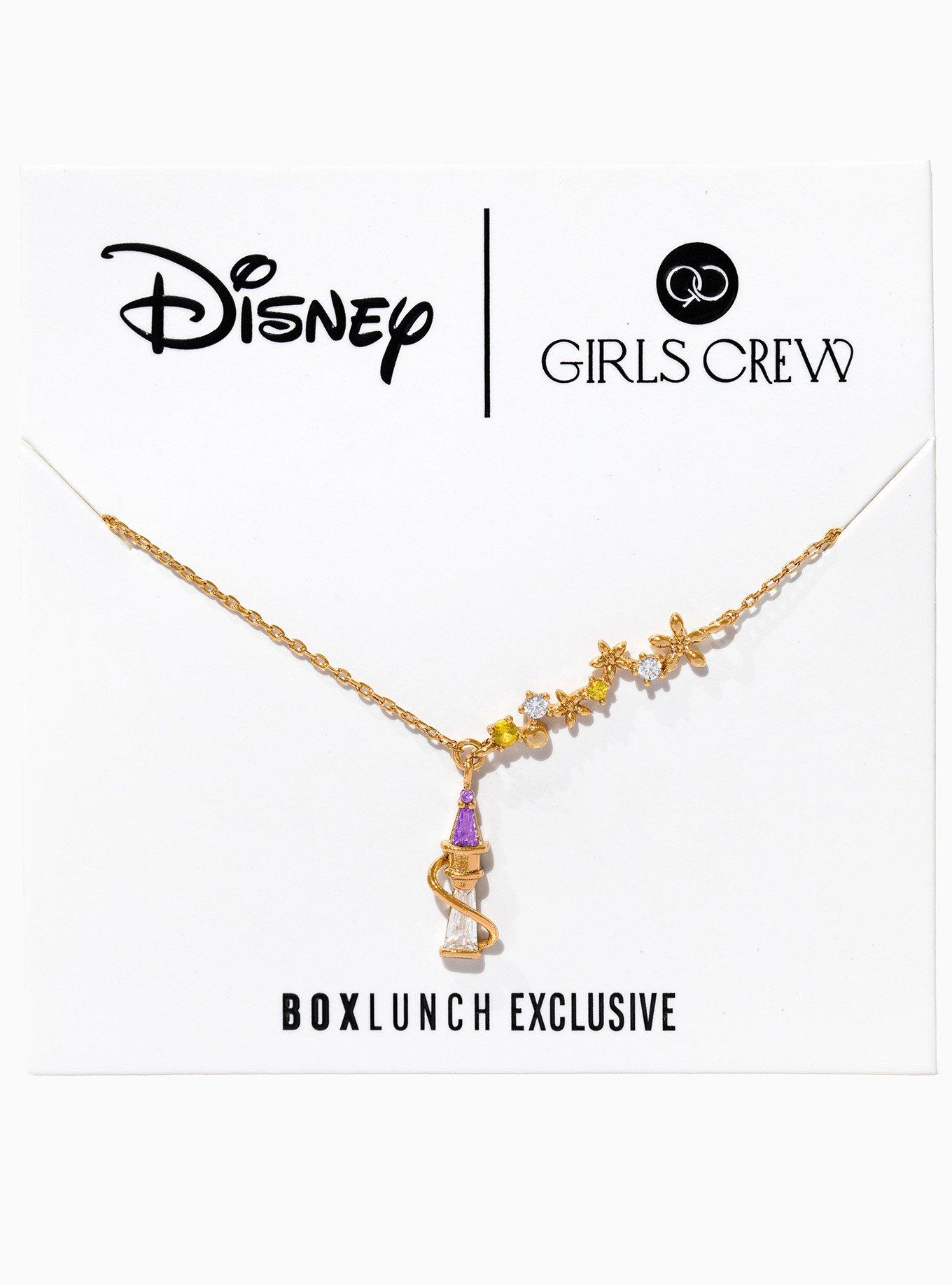 Girls Crew Disney Tangled Rapunzel's Tower Floral Necklace