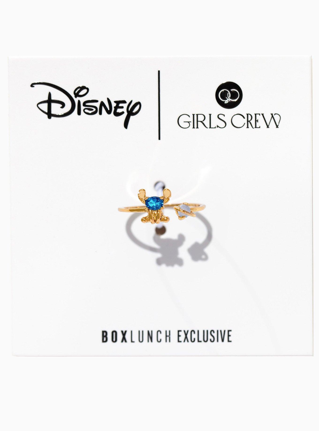 Girls Crew Disney Lilo & Stitch Space Stitch Ring - BoxLunch Exclusive, , hi-res