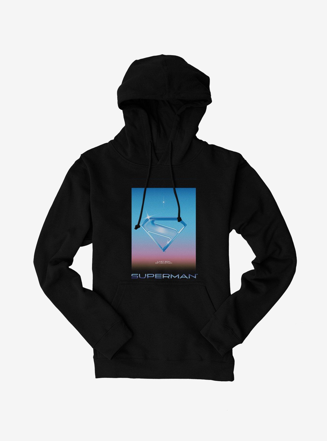 DC Comics Superman Crystal Logo Hoodie, , hi-res