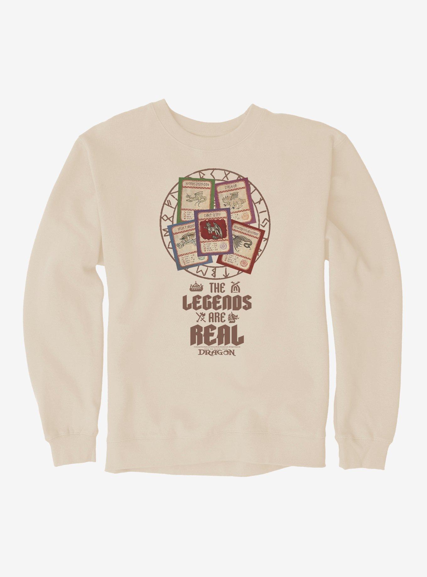 How To Train Your Dragon Legends Are Real Sweatshirt, , hi-res
