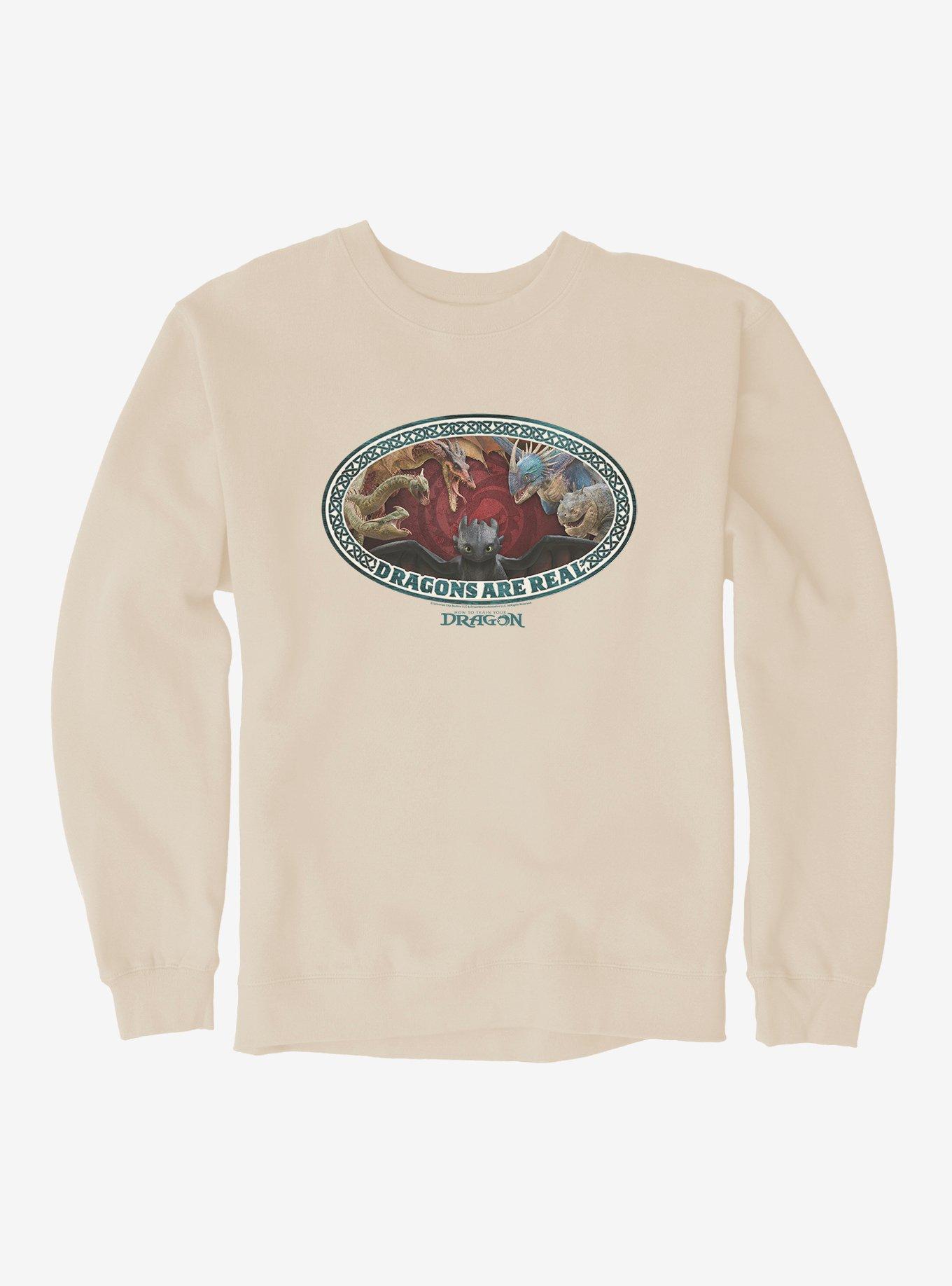 How To Train Your Dragon Dragons Are Real Sweatshirt, , hi-res