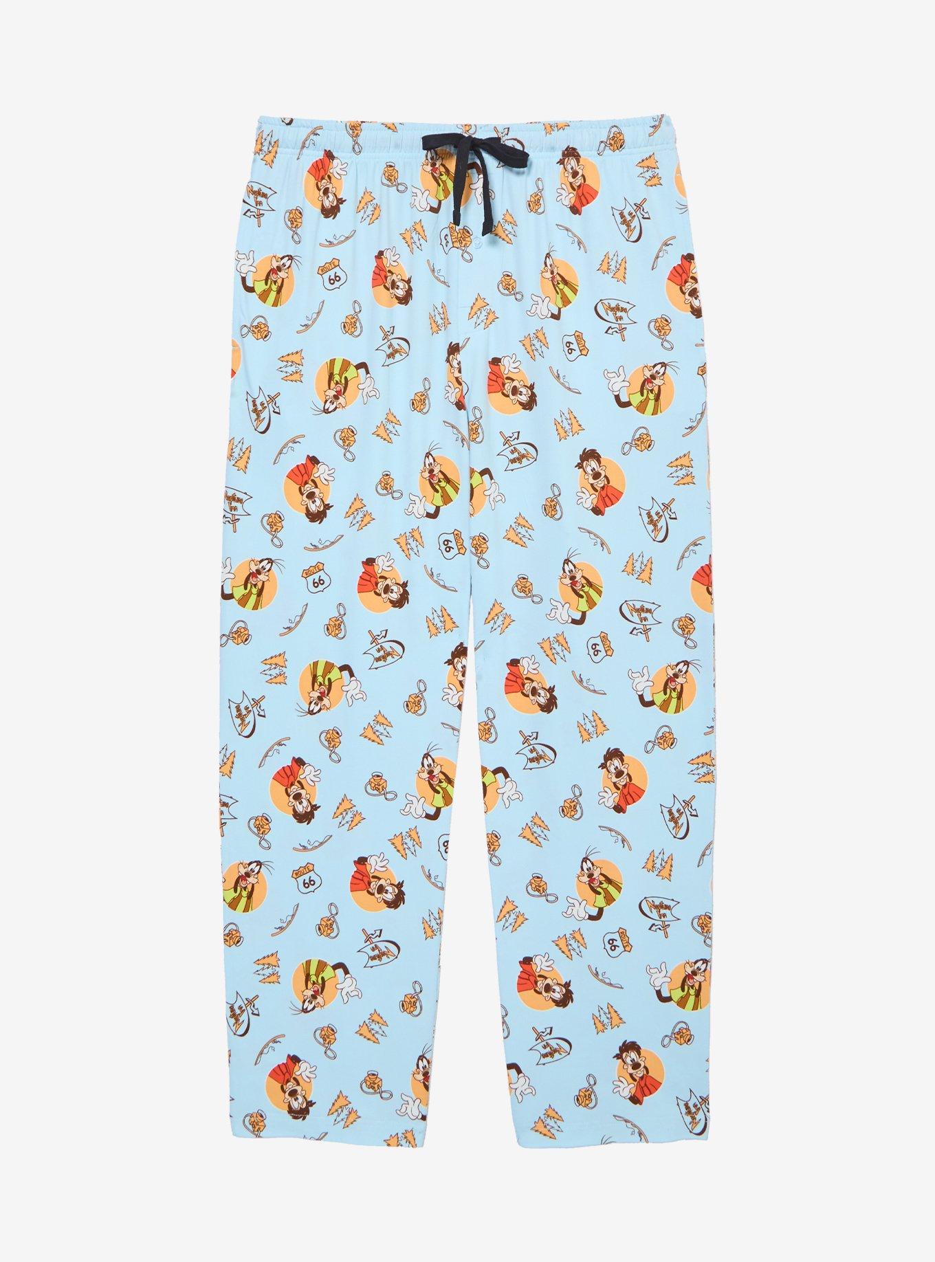Disney A Goofy Movie Max & Goofy Allover Print Sleep Pants — BoxLunch Exclusive, , hi-res