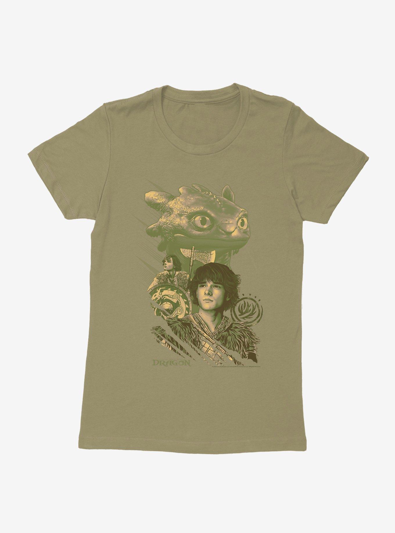 How To Train Your Dragon Hiccup and Toothless Womens T-Shirt, , hi-res