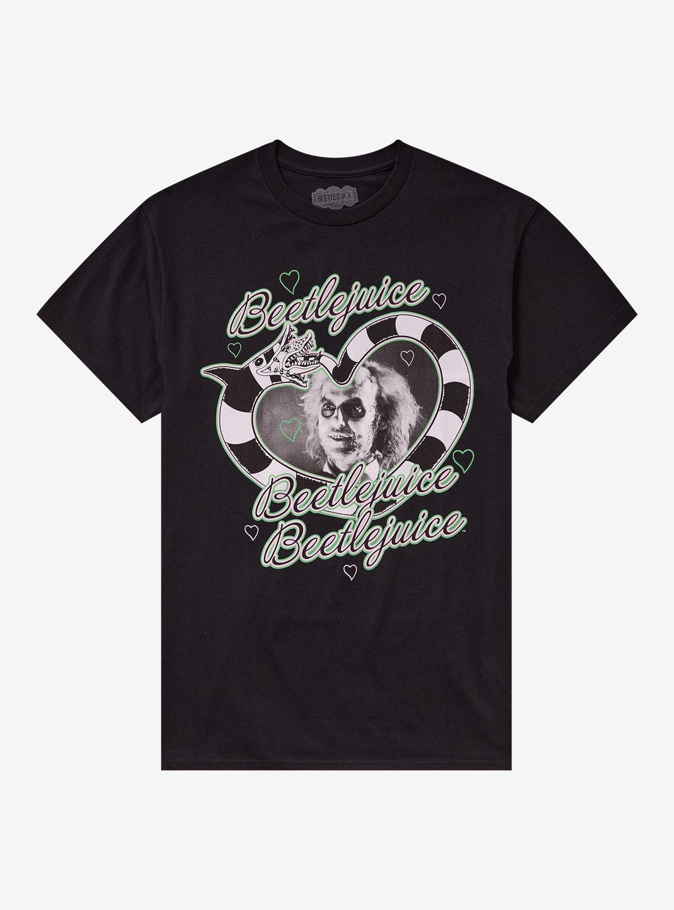 Beetlejuice Sandworm Heart Portrait T-Shirt, , hi-res