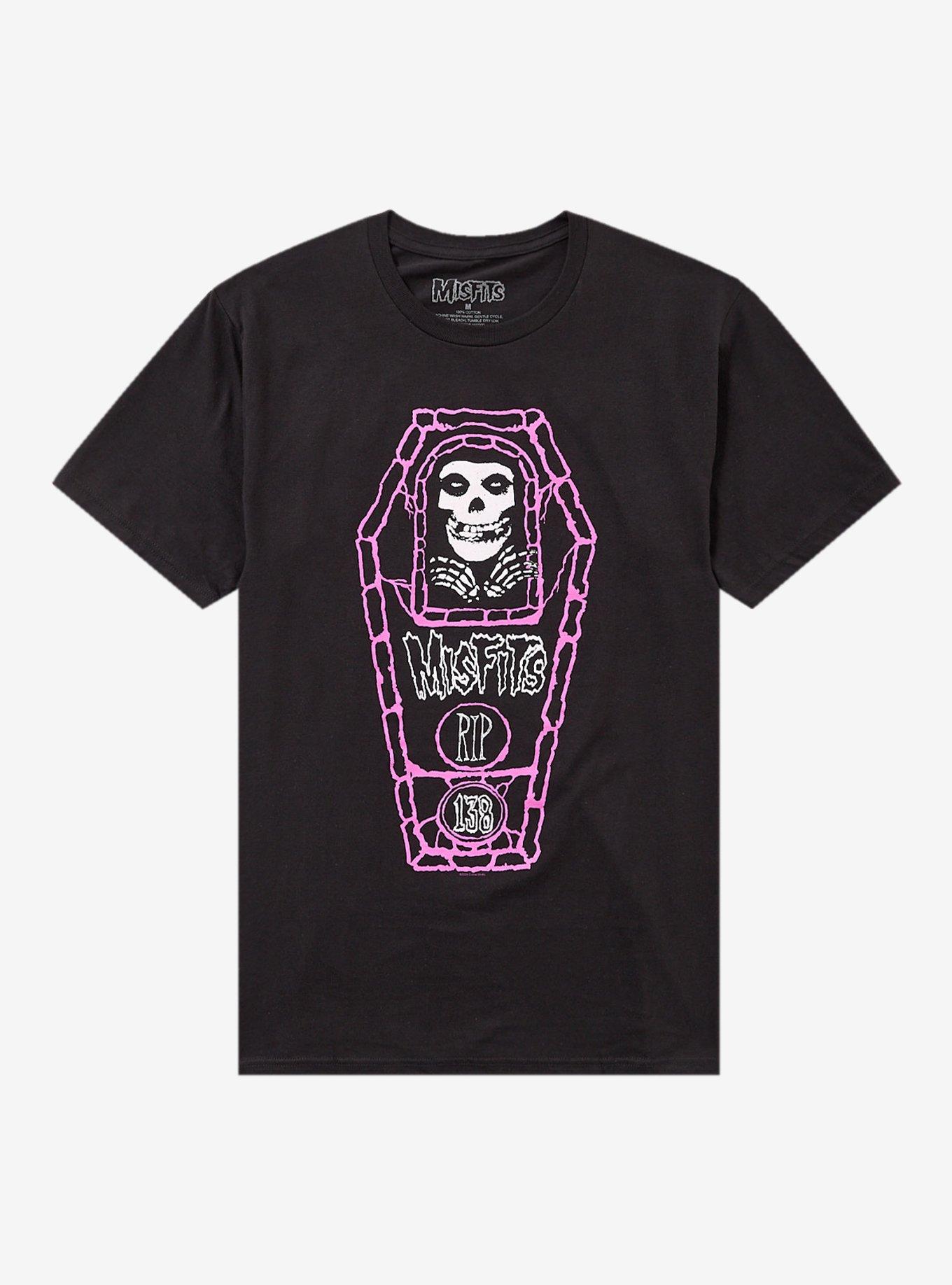 Misfits Crimson Ghost Coffin T-Shirt, , hi-res