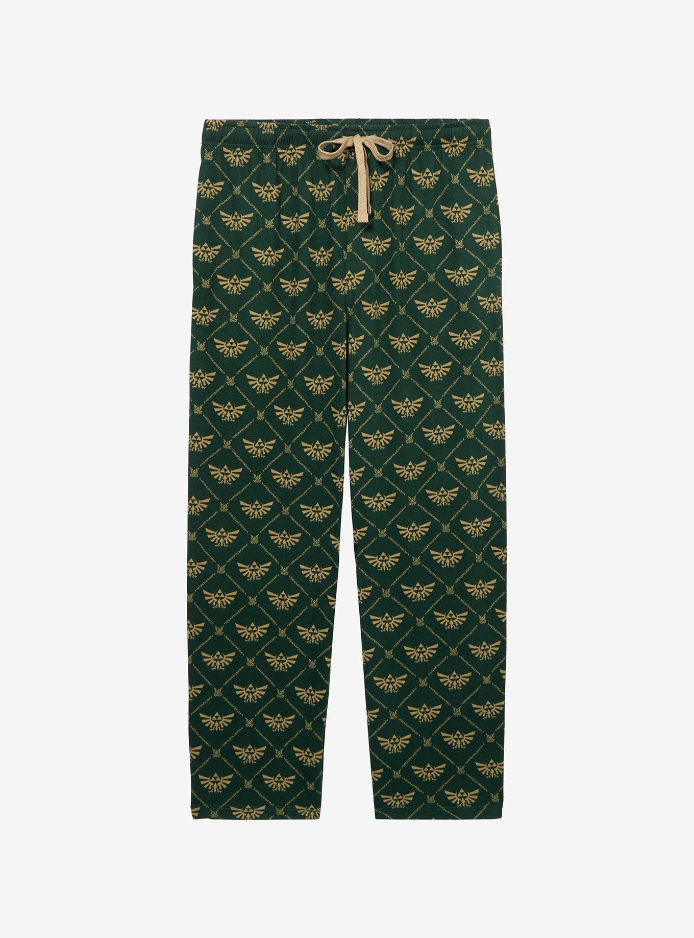 The Legend of Zelda Hyrule Allover Print Sleep Pants — BoxLunch Exclusive, , hi-res