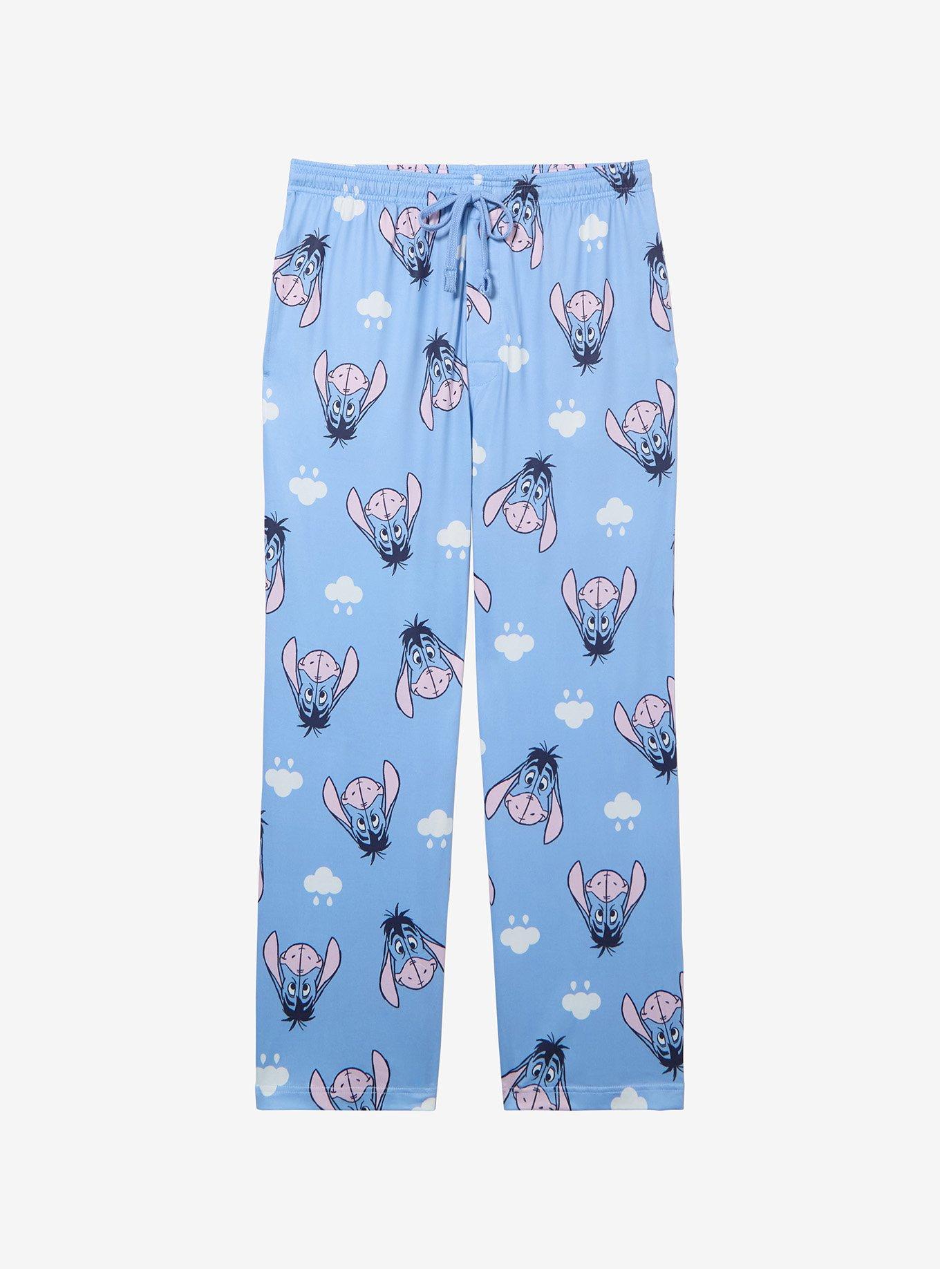 Disney Winnie the Pooh Eeyore Clouds Allover Print Plus Size Sleep Pants - BoxLunch Exclusive, , hi-res