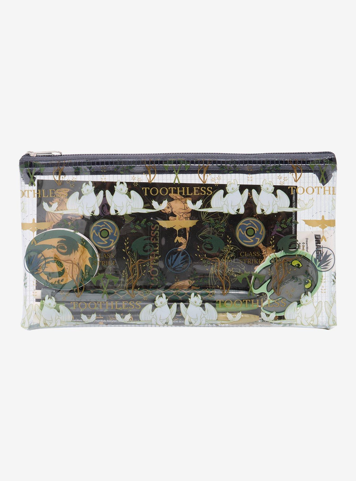 DreamWorks How to Train Your Dragon Toothless Pencil Pouch Set — BoxLunch Exclusive