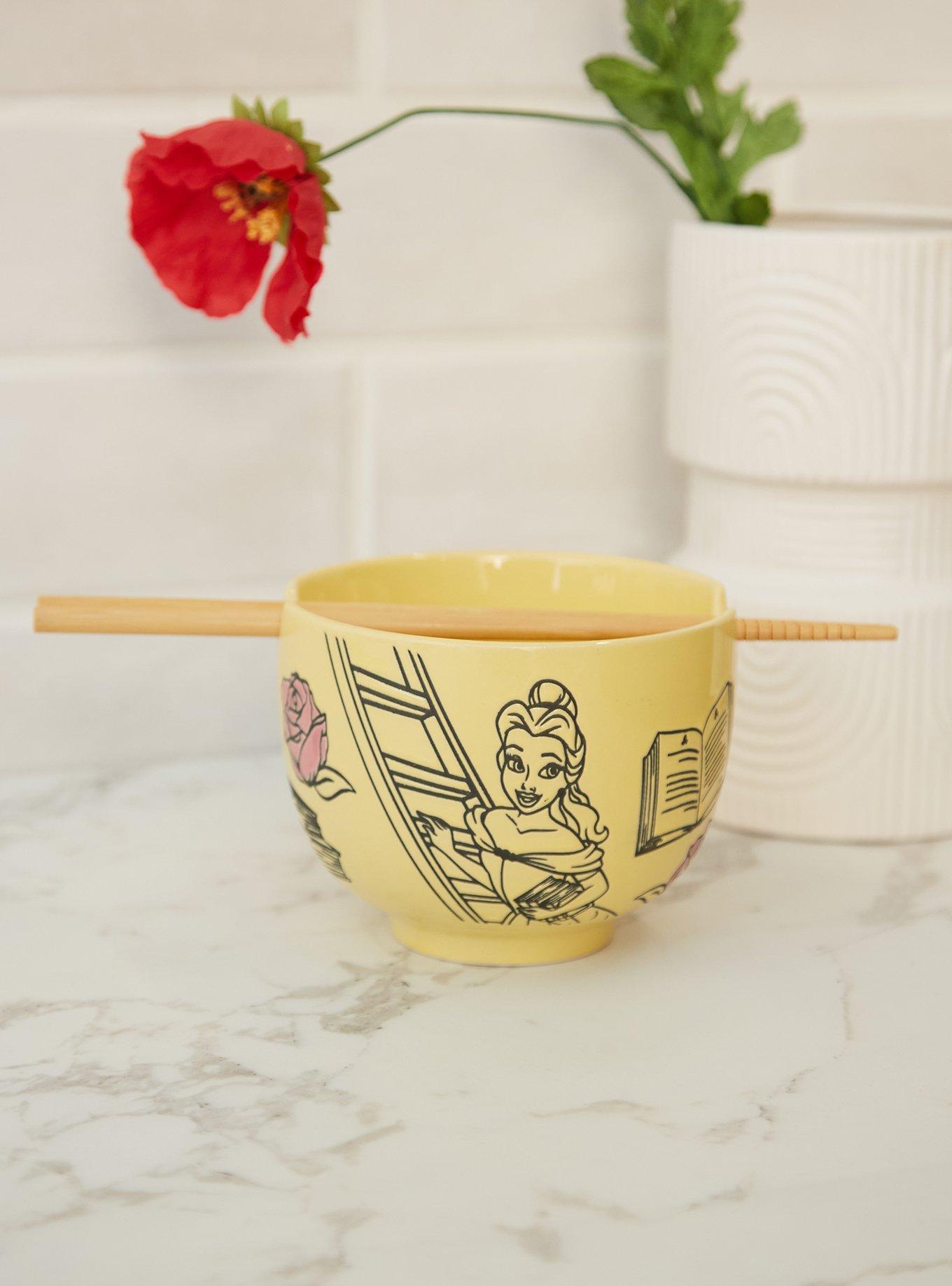 Disney Beauty and the Beast Belle Books Ramen Bowl — BoxLunch Exclusive, , hi-res