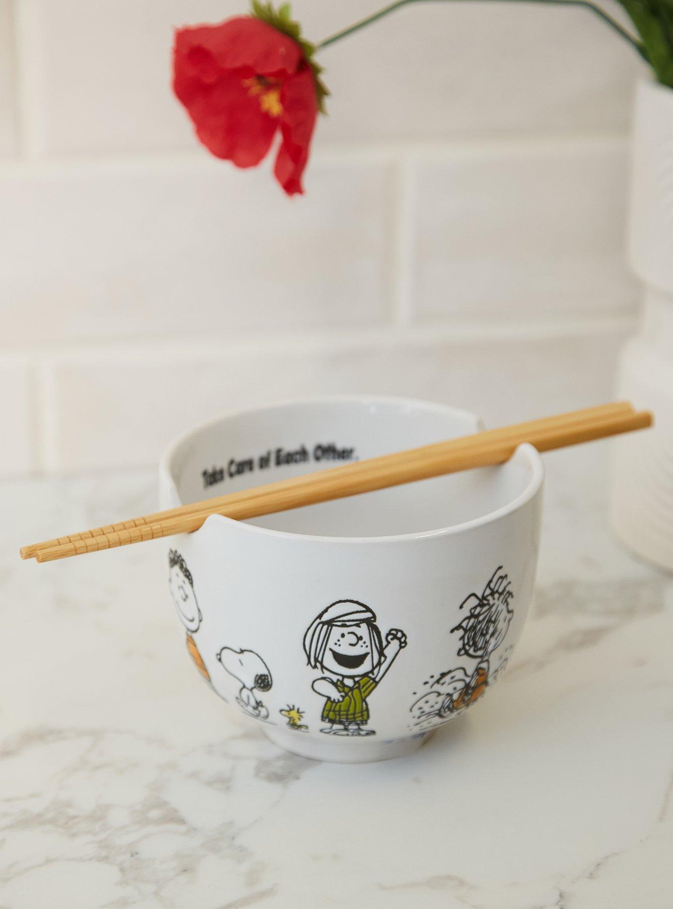 Peanuts Characters Take Care of Each Other Ramen Bowl â€” BoxLunch Exclusive