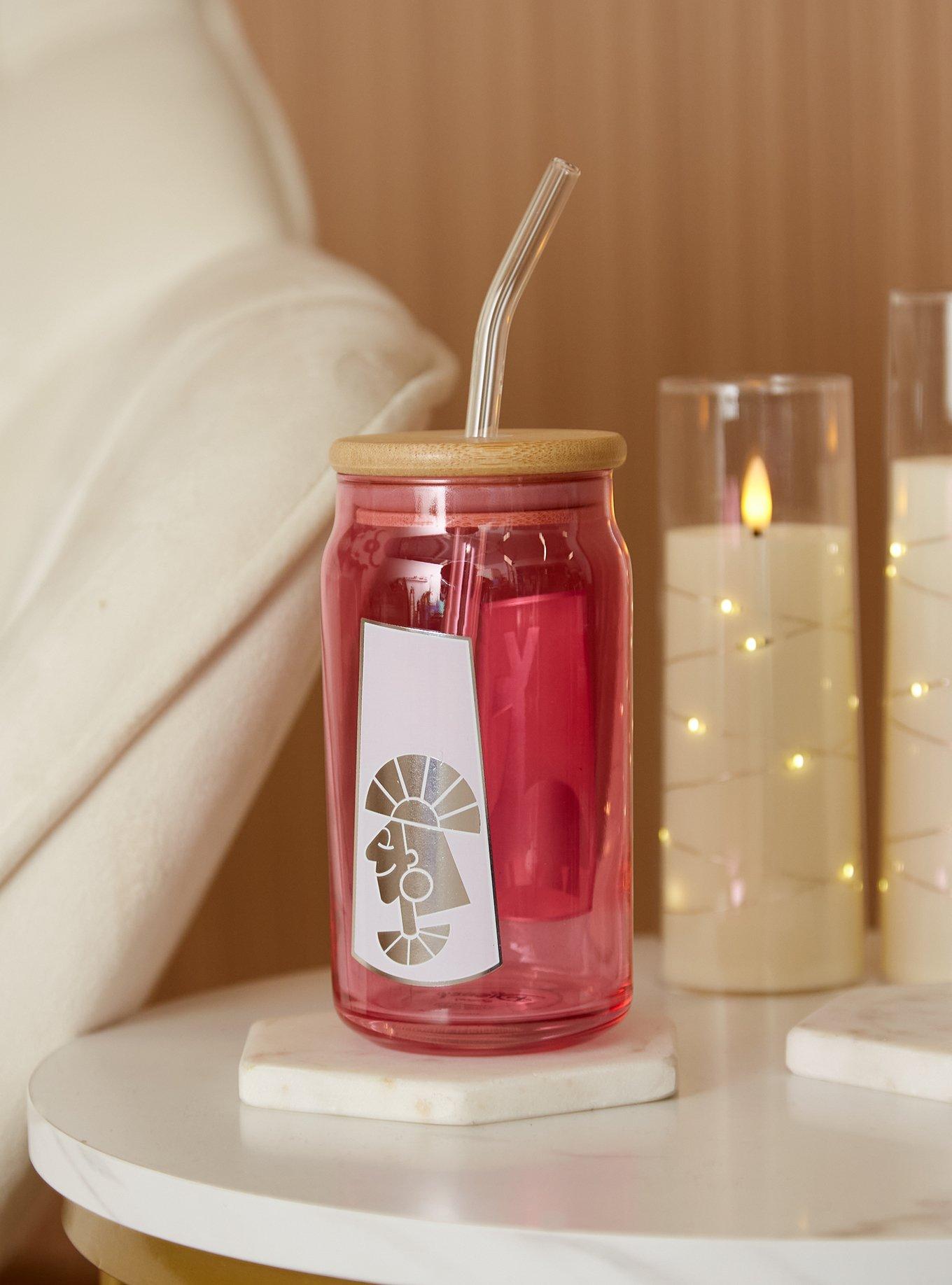 Disney The Emperor's New Groove Glass With Straw — BoxLunch Exclusive, , hi-res