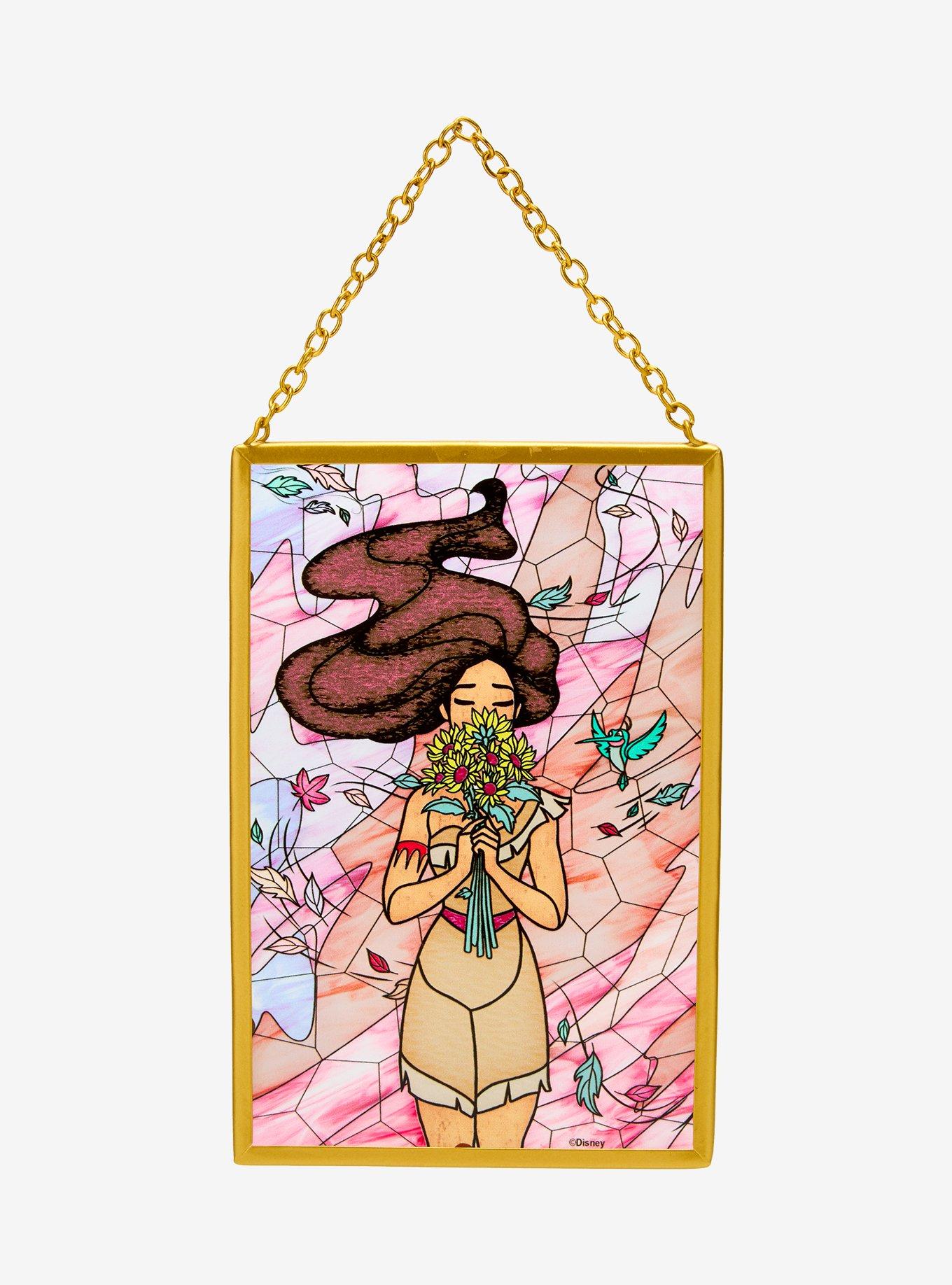 Disney Pocahontas Colors of the Wind Stained Glass Wall Art — BoxLunch Exclusive, , hi-res
