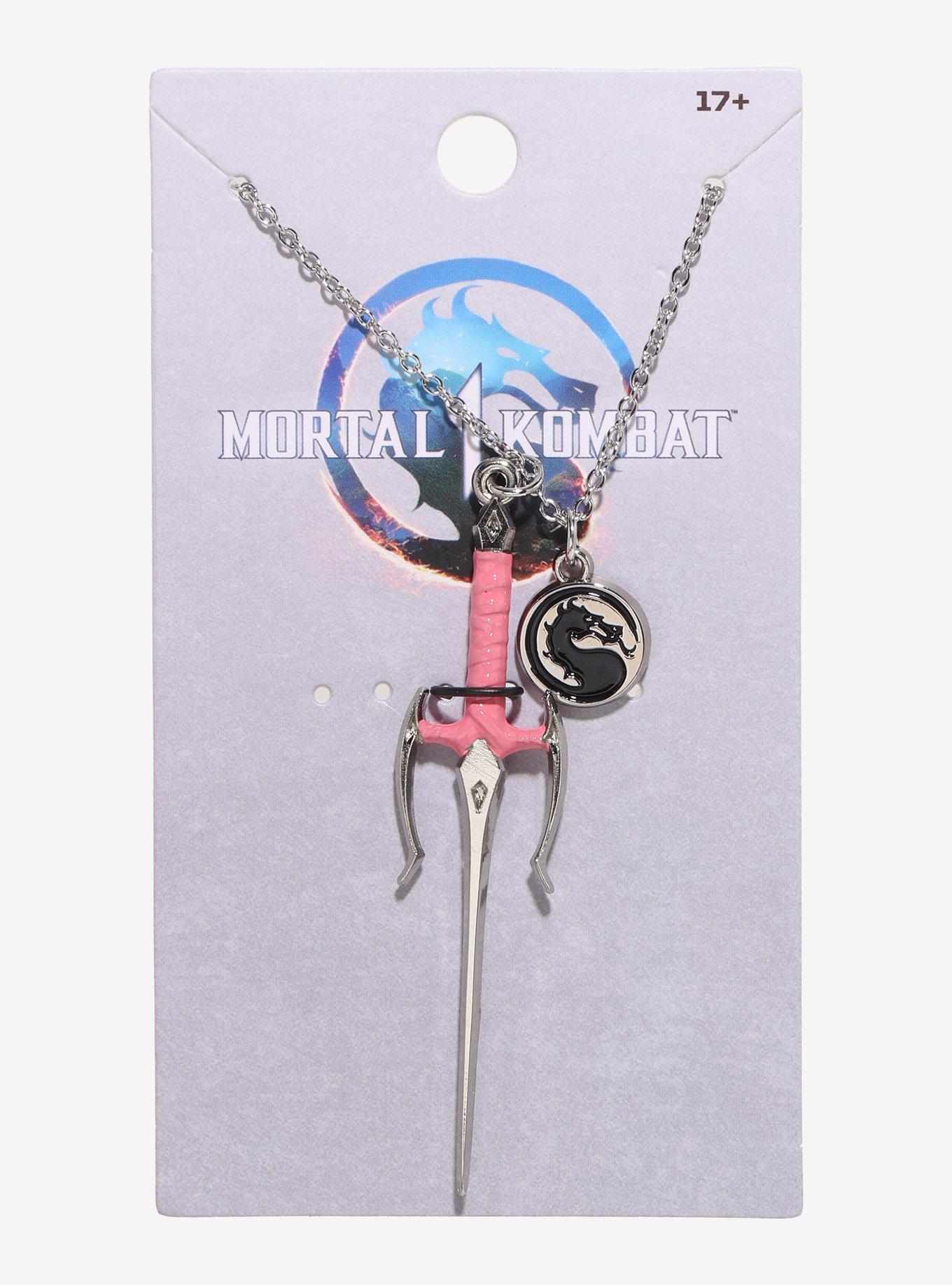 Mortal Kombat Mileena Sai Pendant Necklace, , hi-res