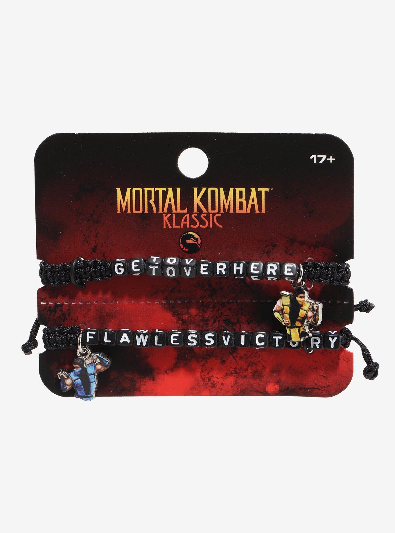 Mortal Kombat Sub-Zero & Scorpion Cord Bracelet Set, , hi-res